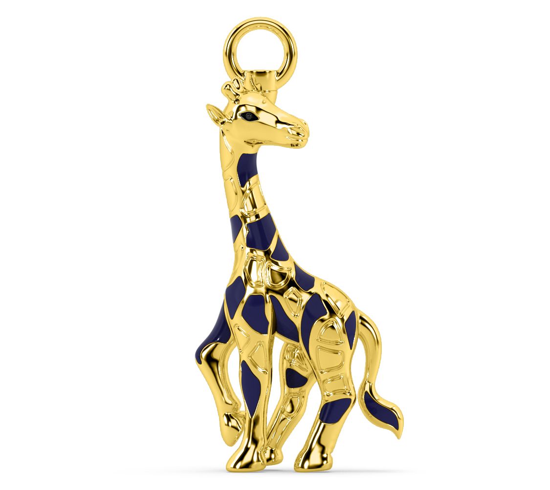 ONI Fine Jewelry Sterling Silver The Purple Beanstalk Charm