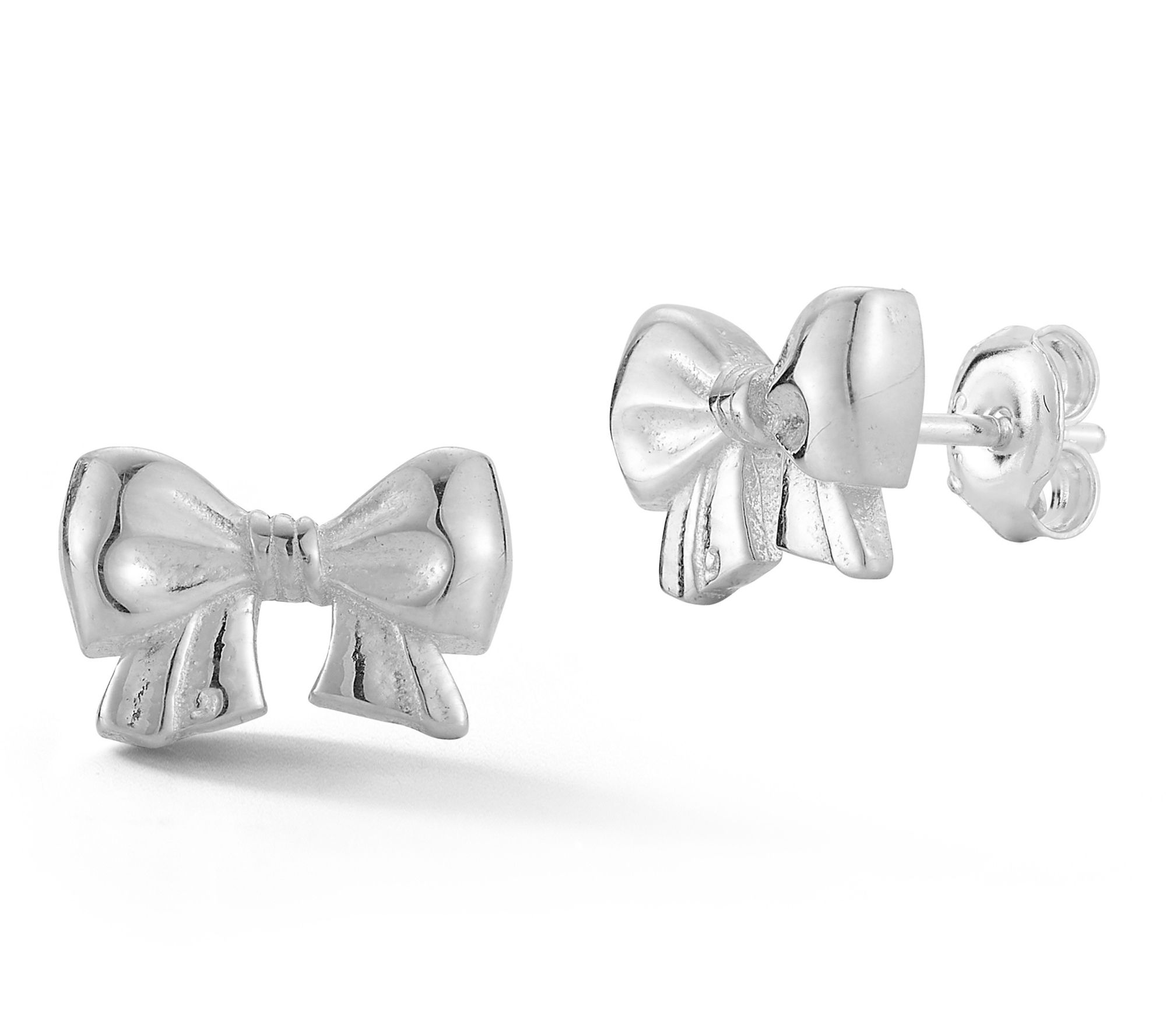Sterlina Silver Dainty Stud Earrings, Sterling