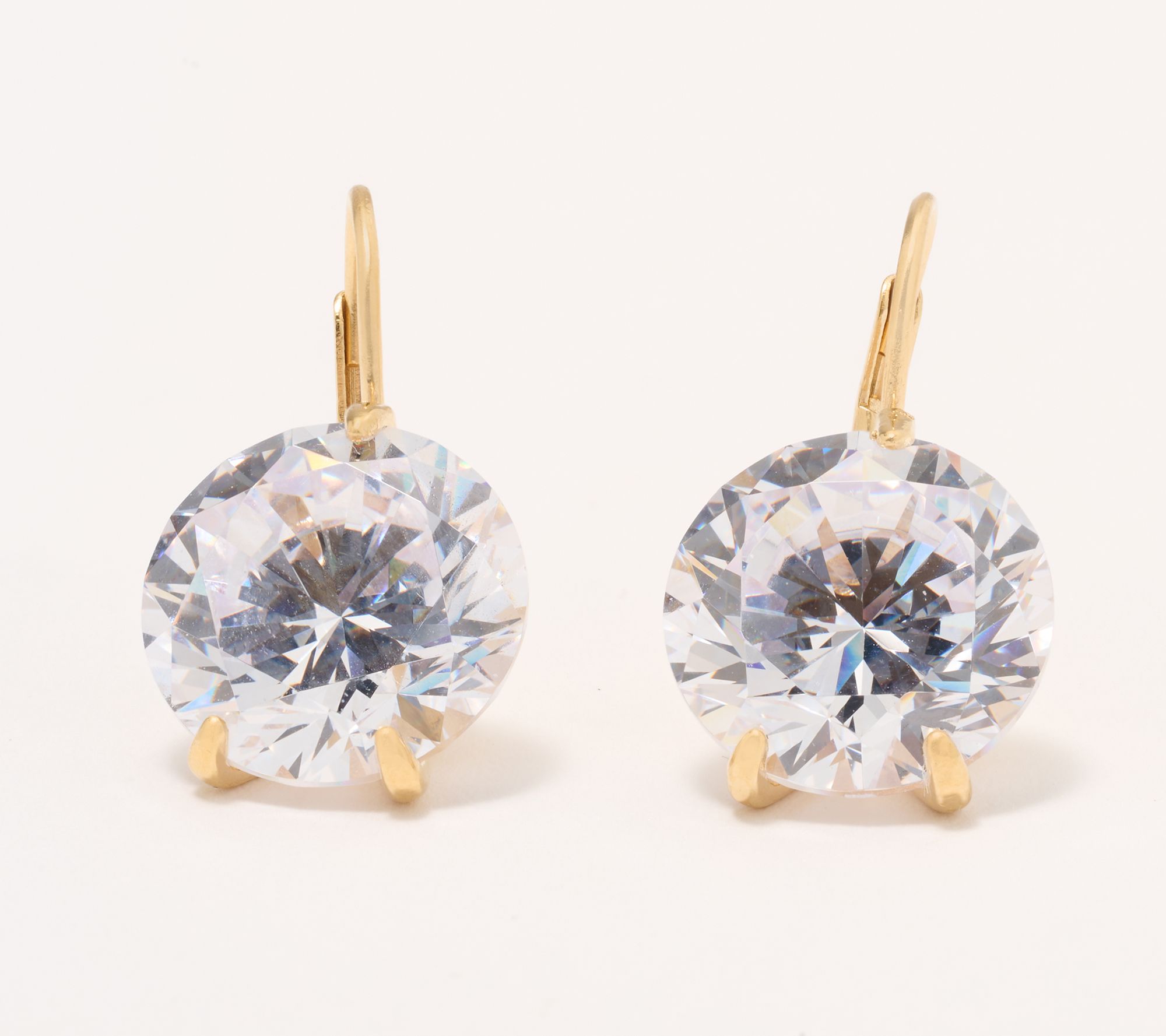 Diamonique x Jennifer Miller "Go Big or Go Home" Earrings, Sterling Silver