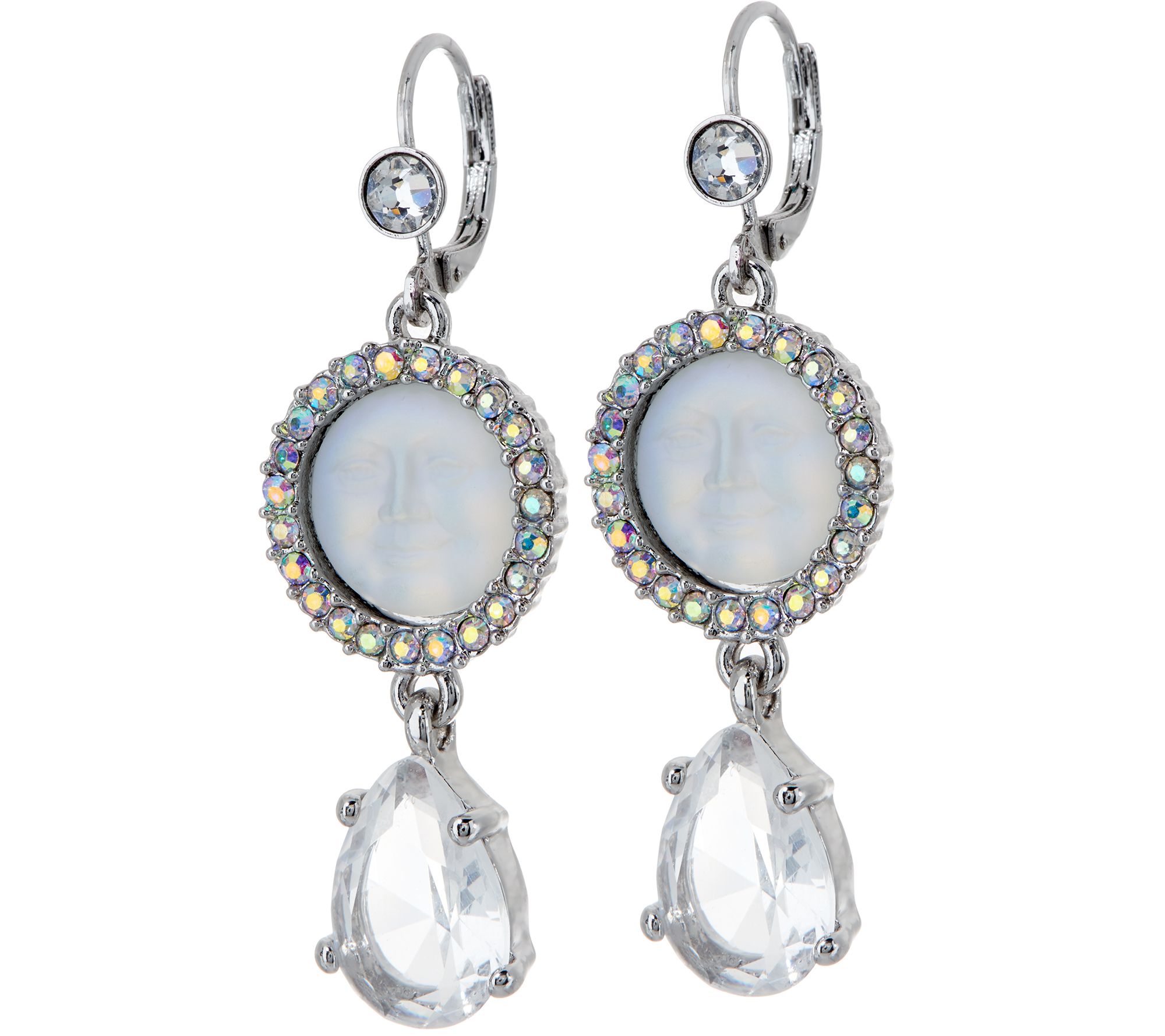 Kirks Folly Seaview Moon Tears Leverback Earrings - QVC.com