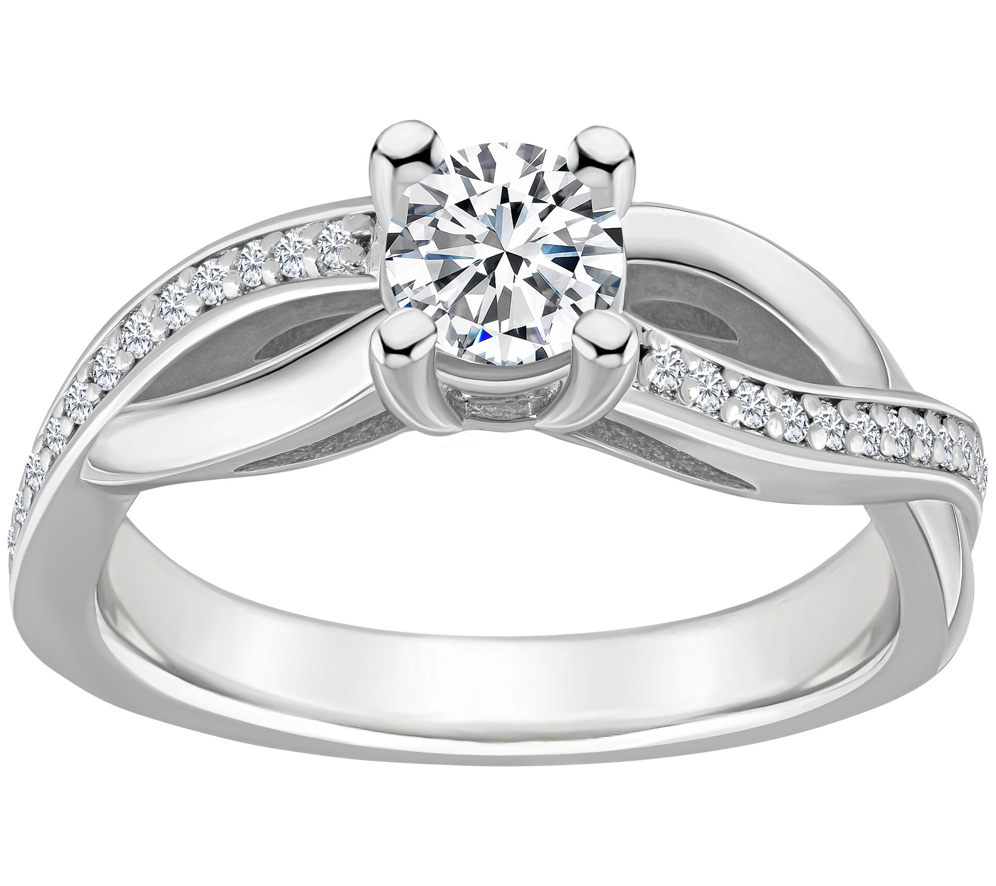 Affinity 0.55 cttw Diamond Engagement R ing, 14Gold