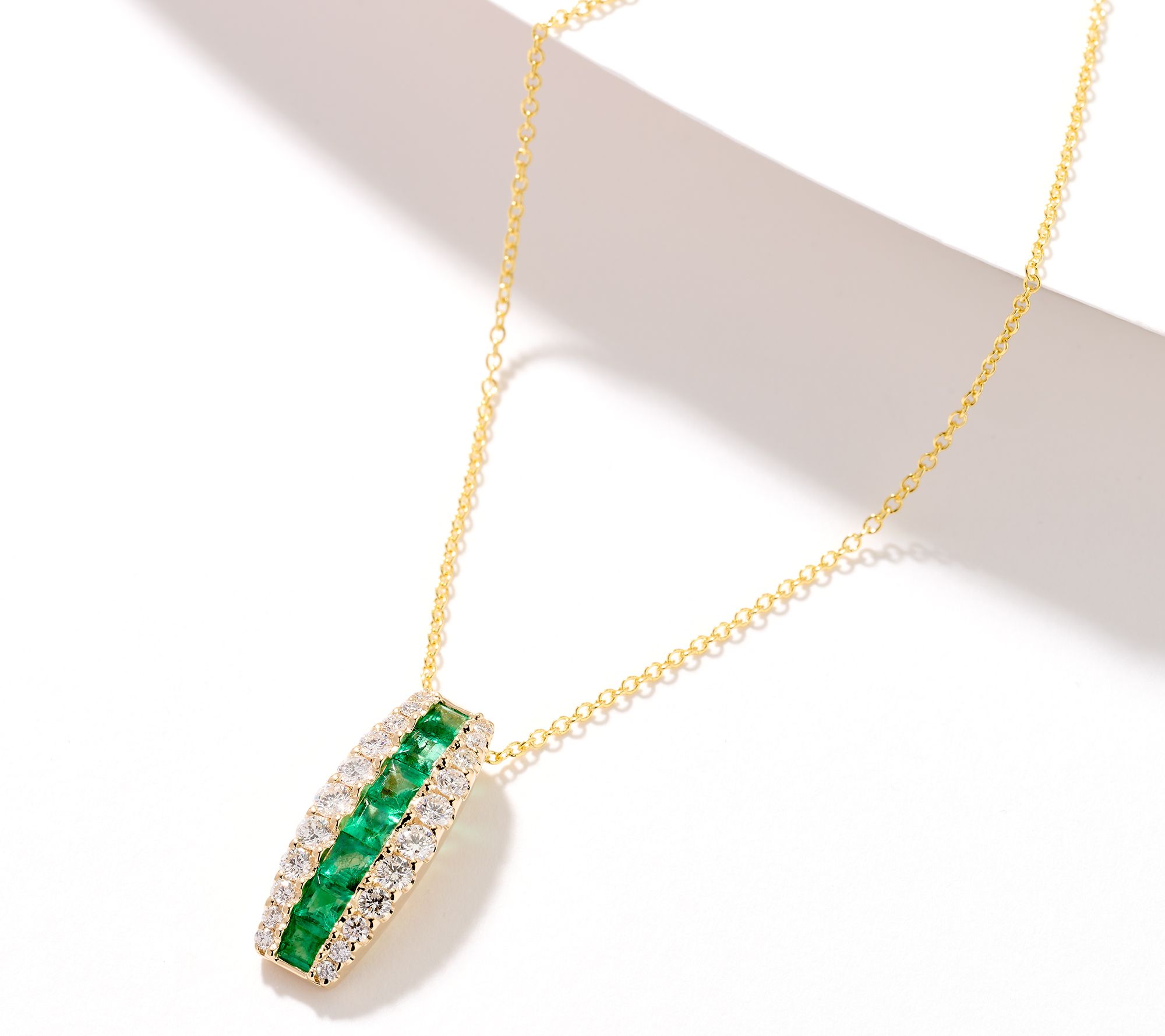 Effy Precious Gemstone Pendant Necklace, 14K Gold