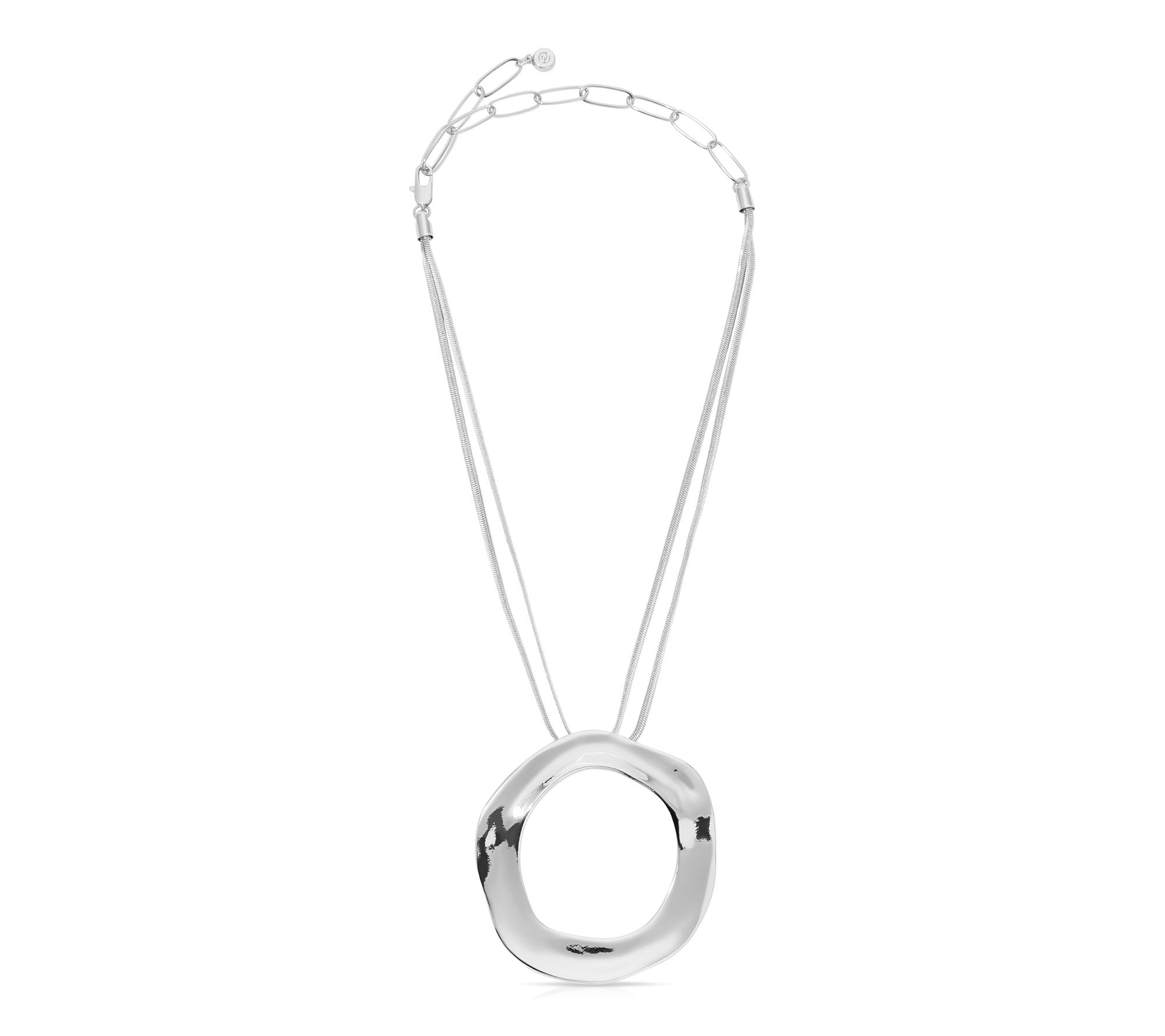 Ettika Open Circle Statement Necklace