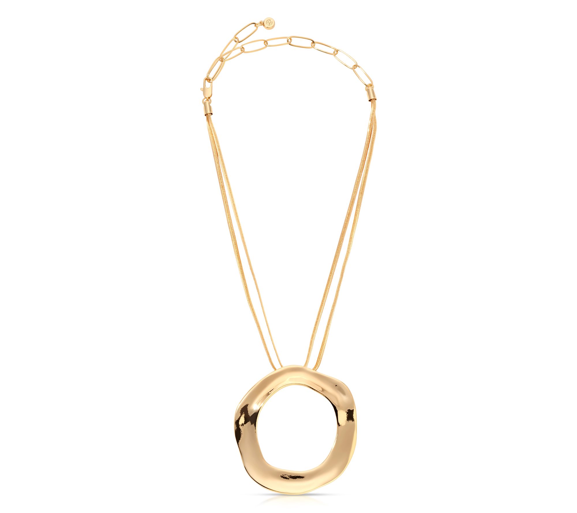 Ettika Open Circle Statement Necklace