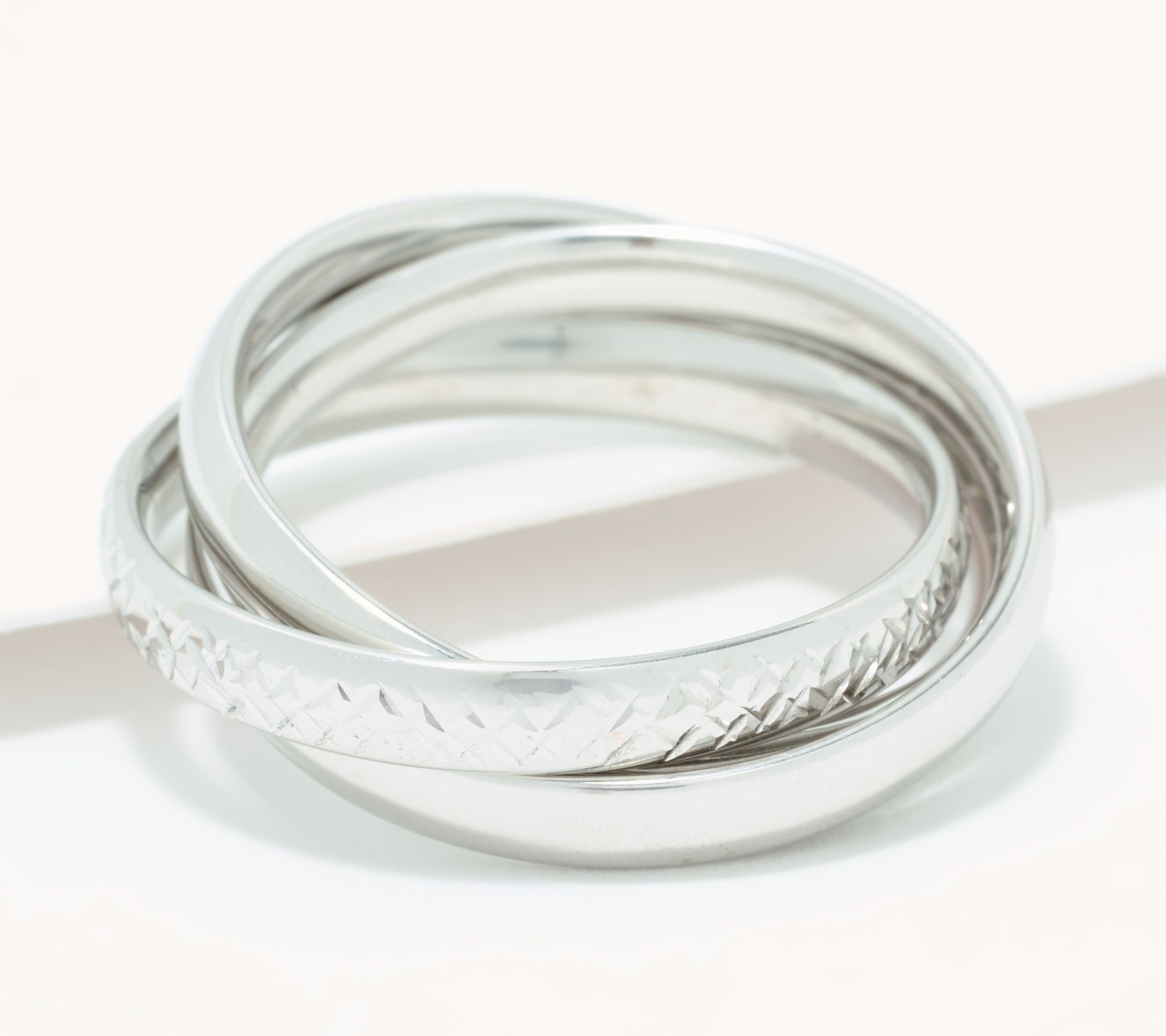 David Markstein 14K Gold Couture Rolling Ring