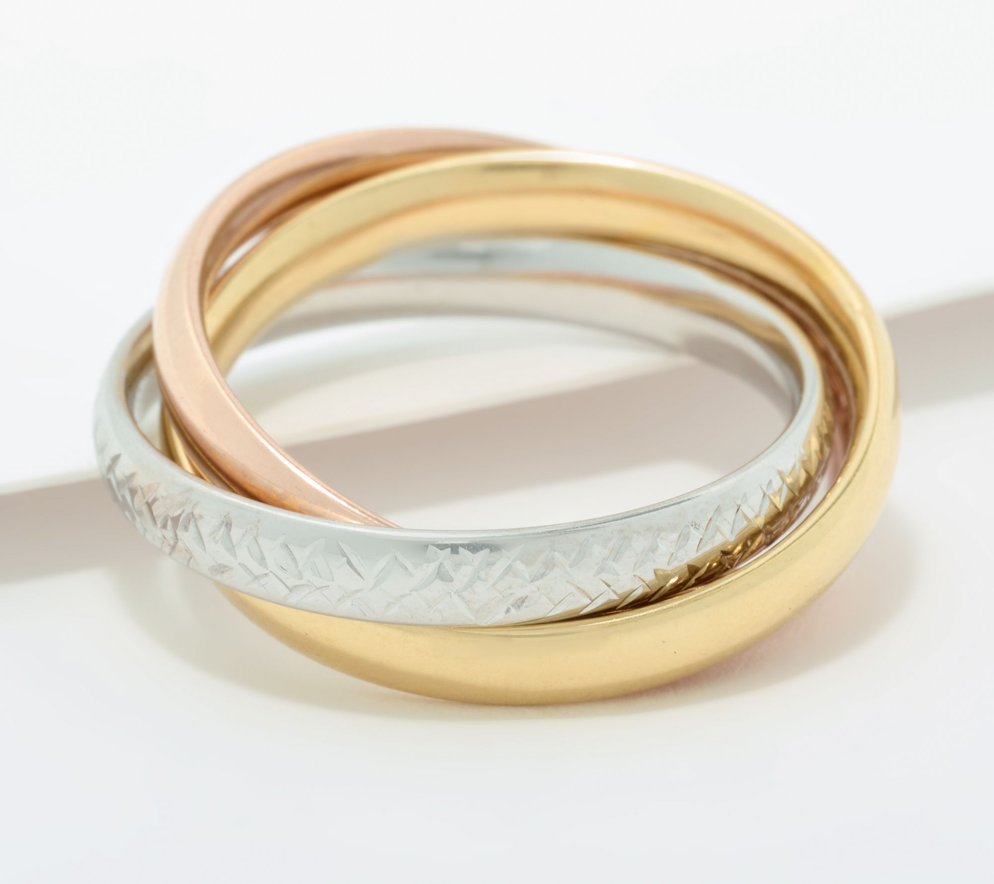 David Markstein 14K Gold Couture Rolling Ring