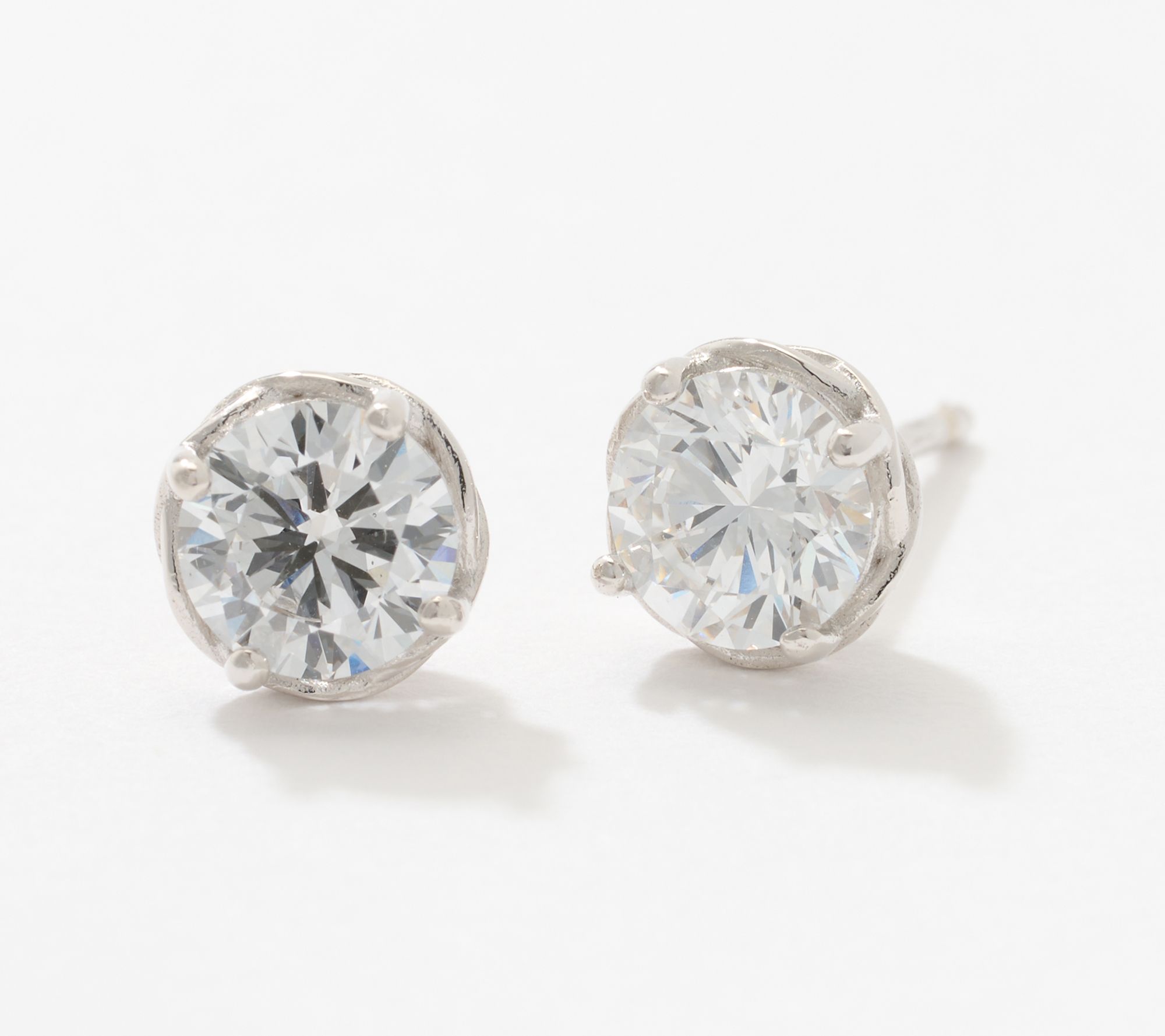 XO TACORI Lab Grown Diamond Round 1.00 cttw_4 Prong Studs 14K