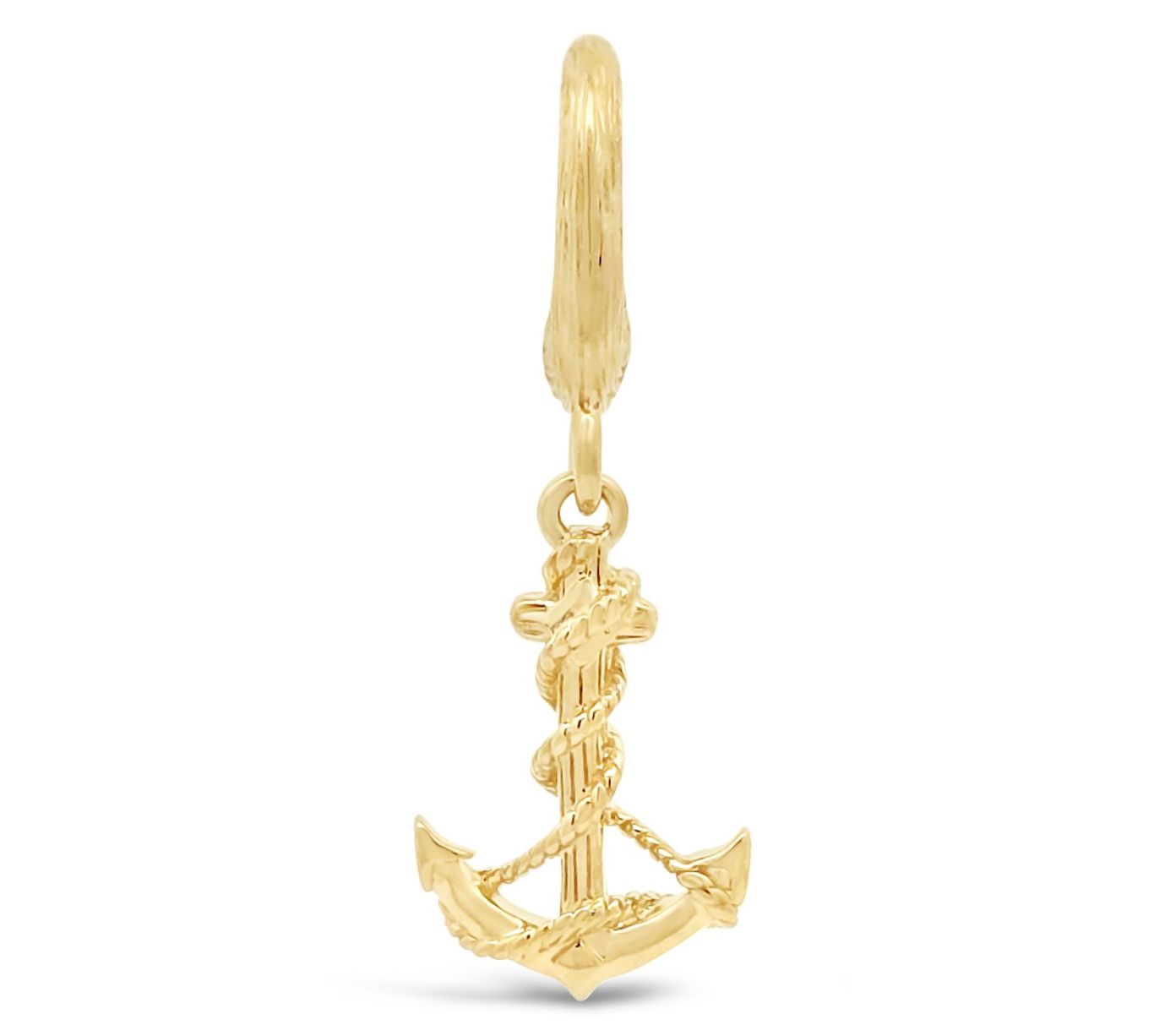 Ariva 18K Gold Clad Anchor Charm