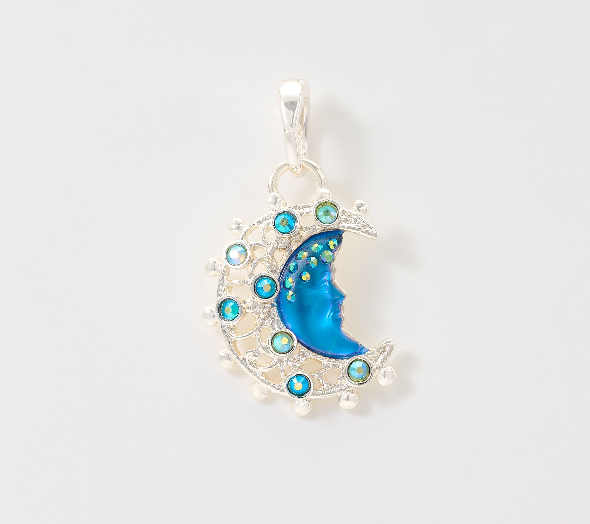 Kirks Folly Mystic Victorian Goddess Moon Shadow Charm