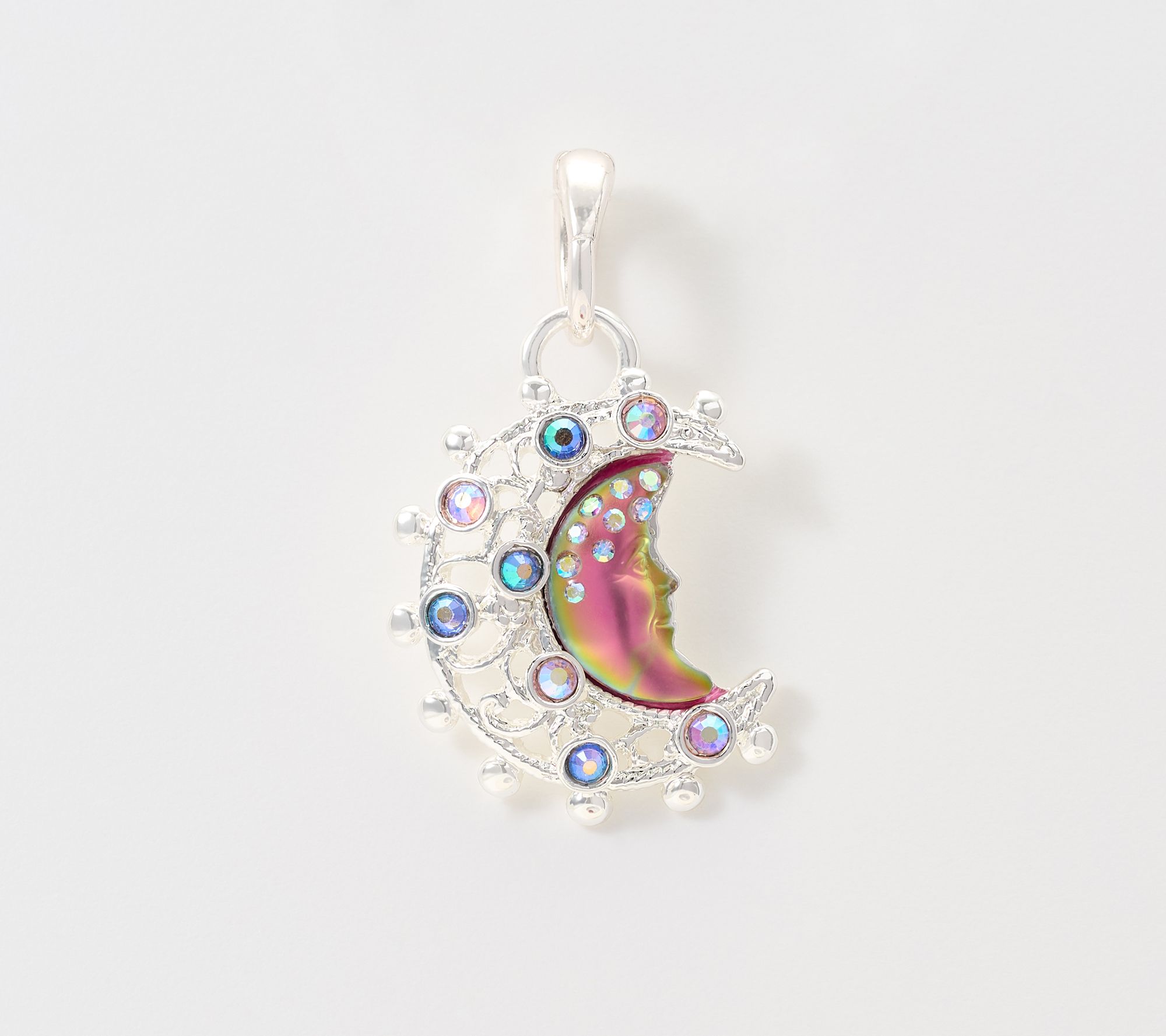 Kirks Folly Mystic Victorian Goddess Moon Shadow Charm
