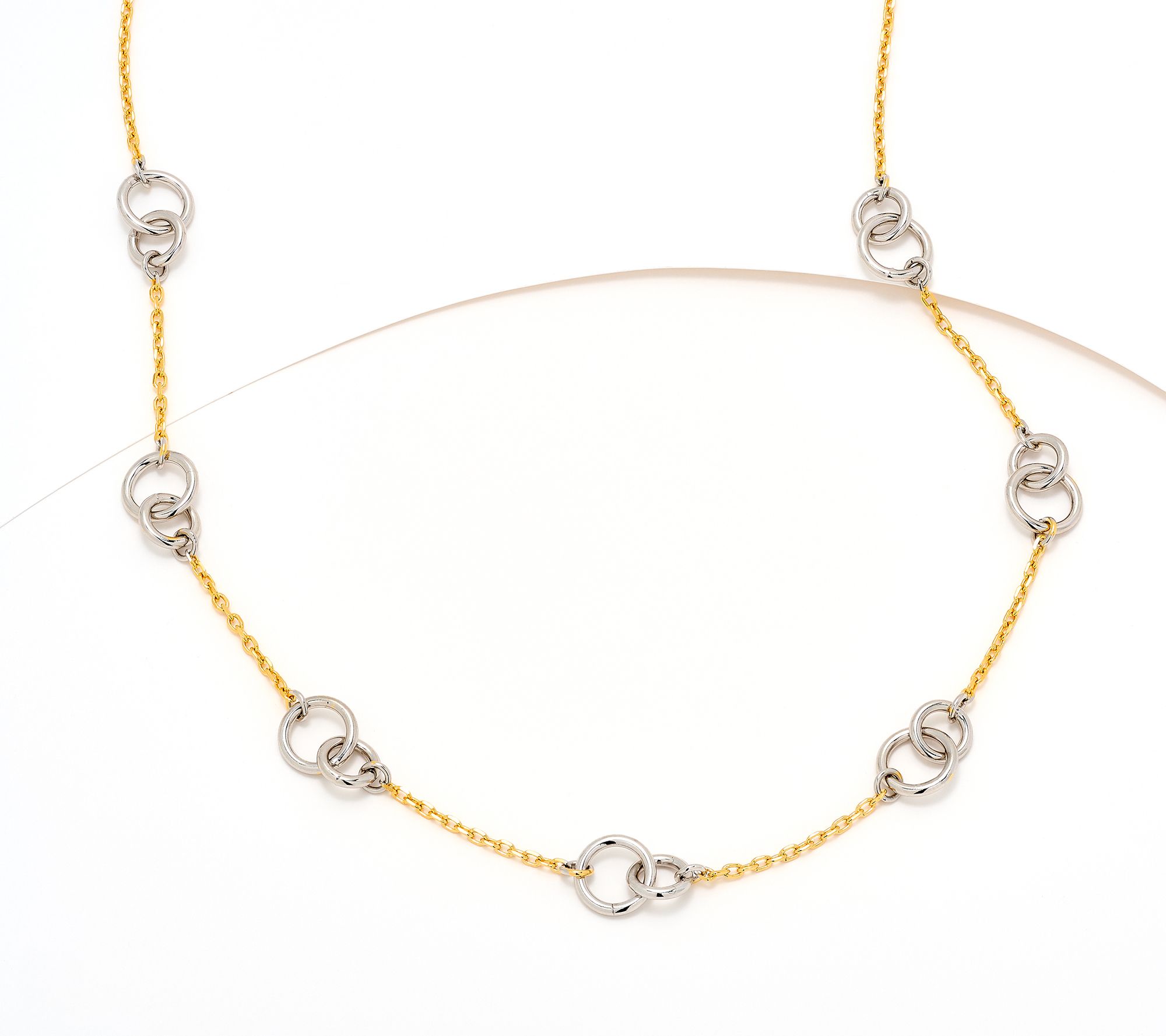 "As Is" David Markstein Bronze "Two Circles One Love" Necklace