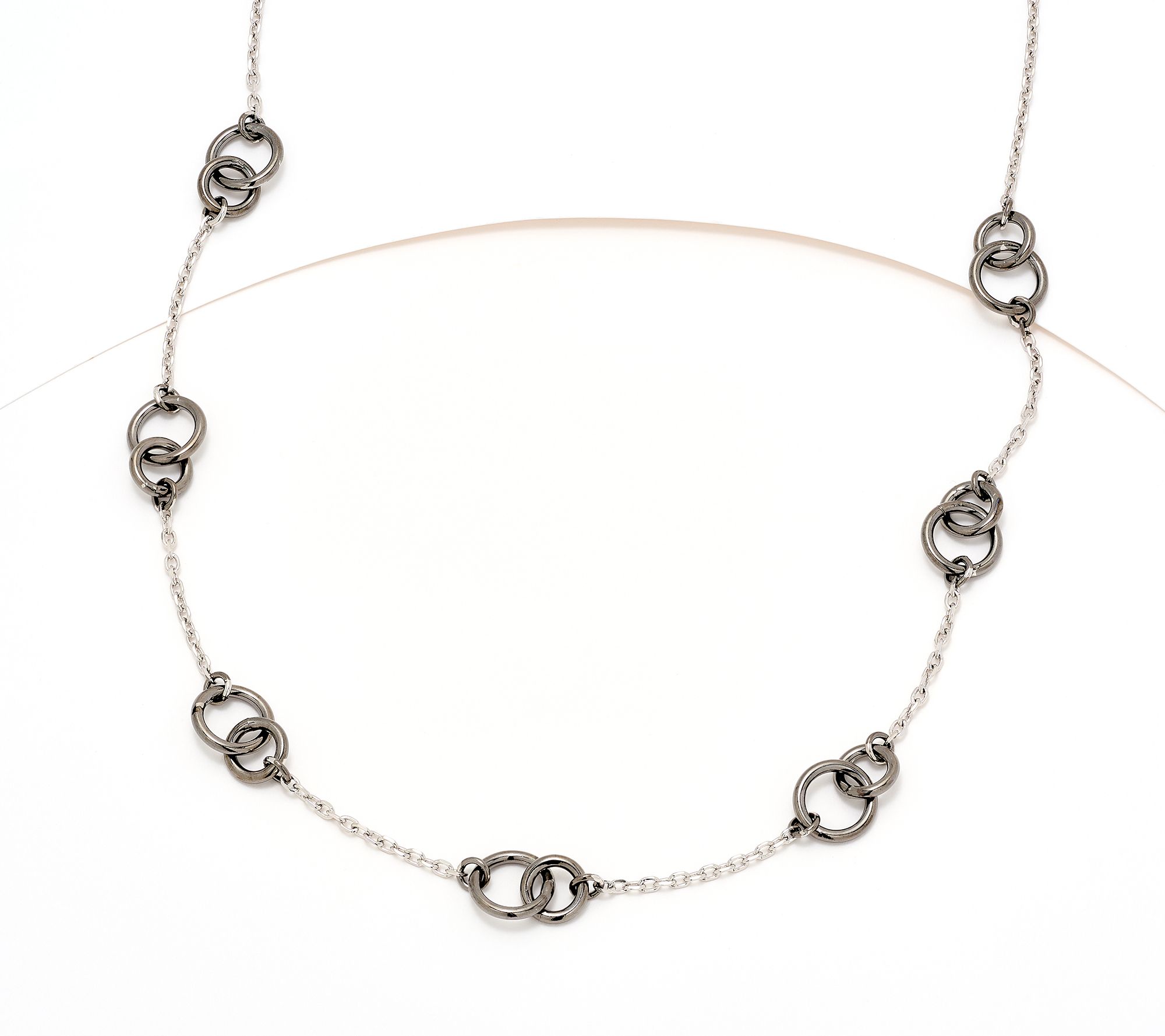 "As Is" David Markstein Bronze "Two Circles One Love" Necklace