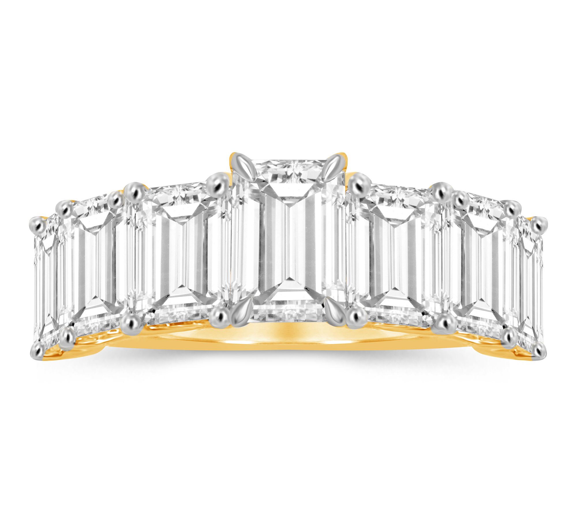 Fire Light 5.00 cttw Lab Grown Diamond Ring, 14K Gold