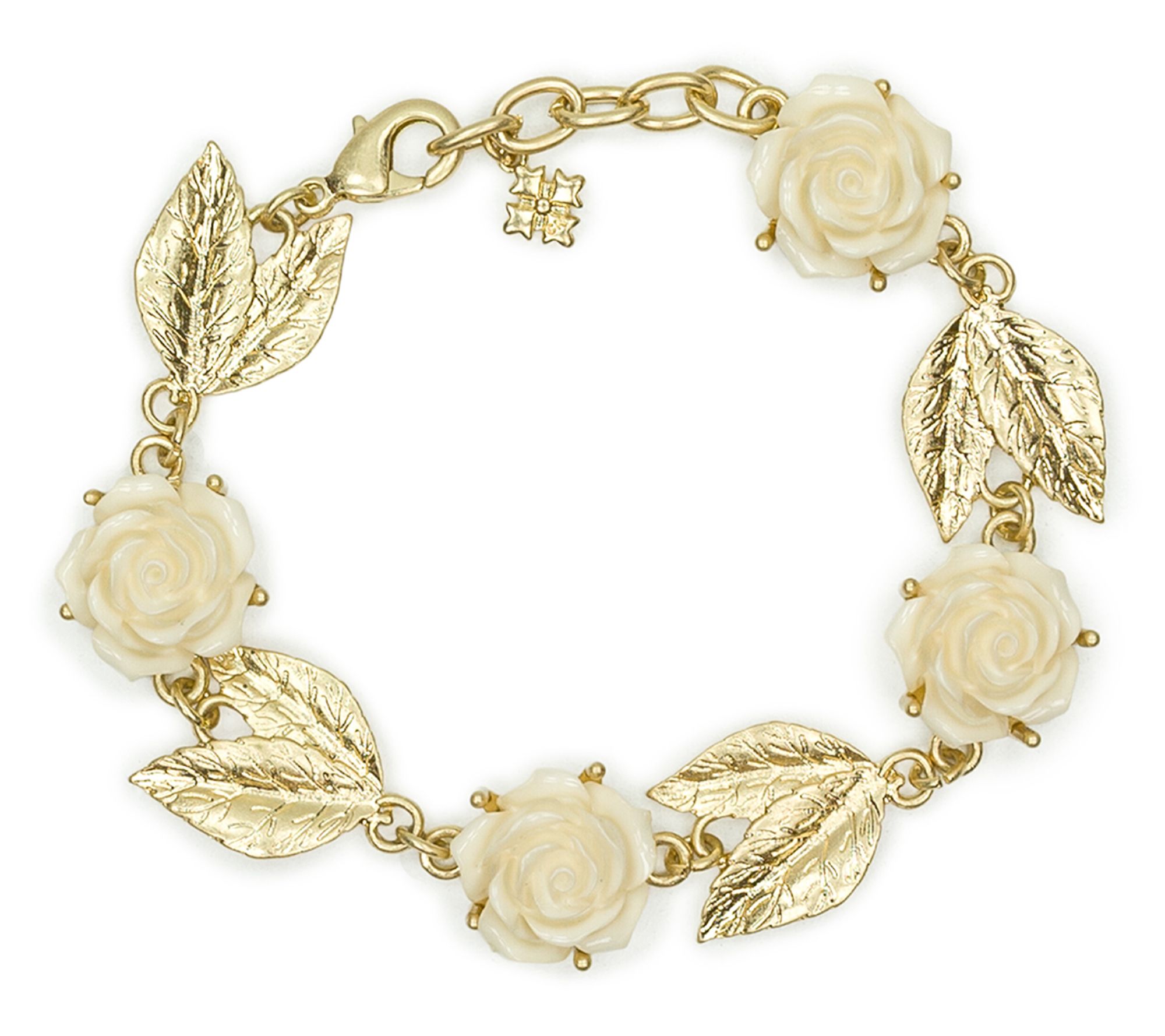 Patricia Nash Rose Garden Collection Rose LinkBracelet