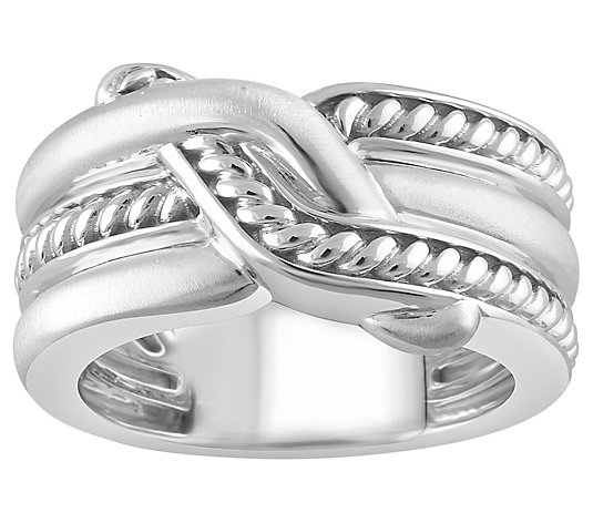 JUDITH Collection Love Knot Band Ring, Sterling Silver
