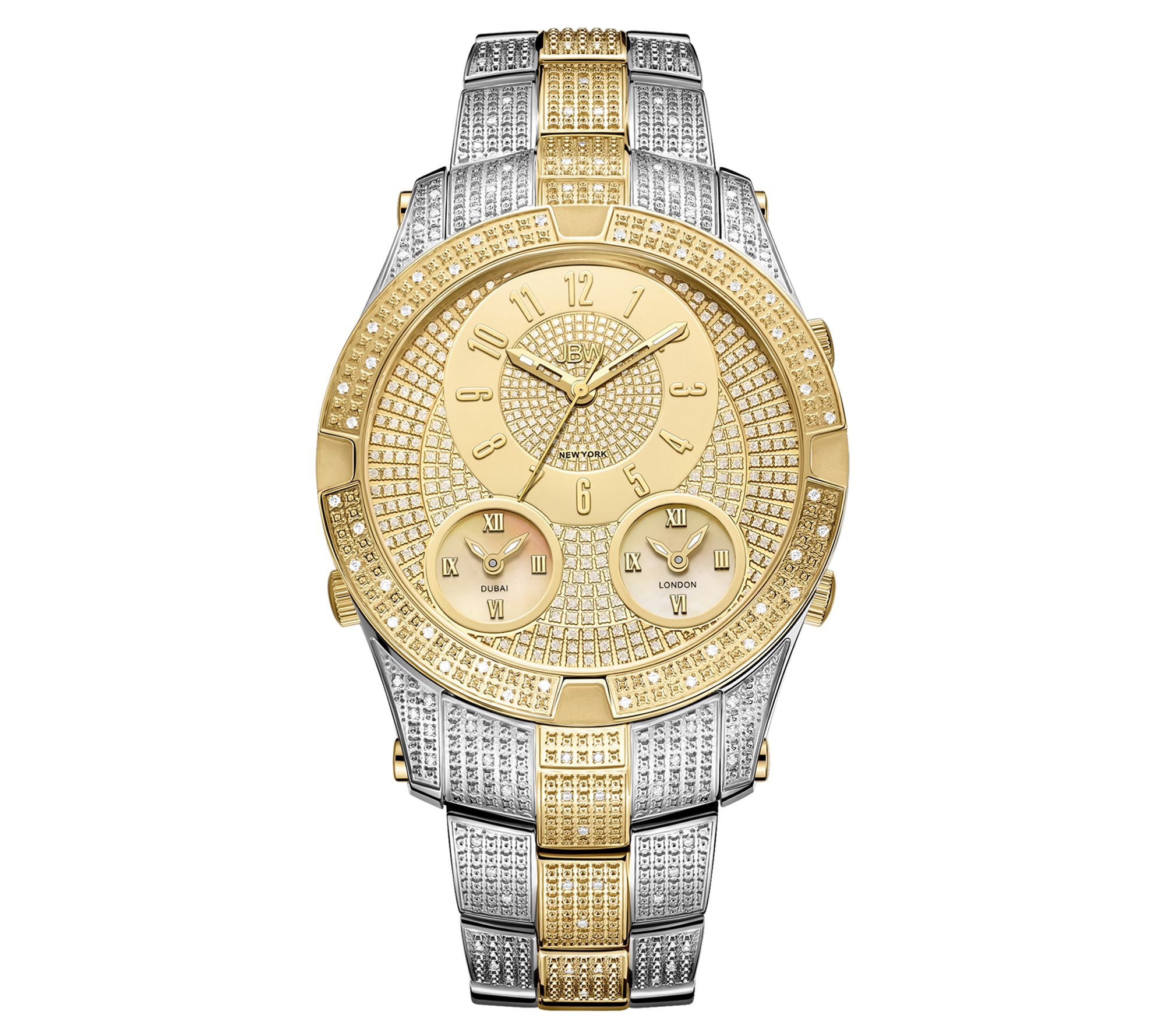 Jbw men's diamond outlet watch