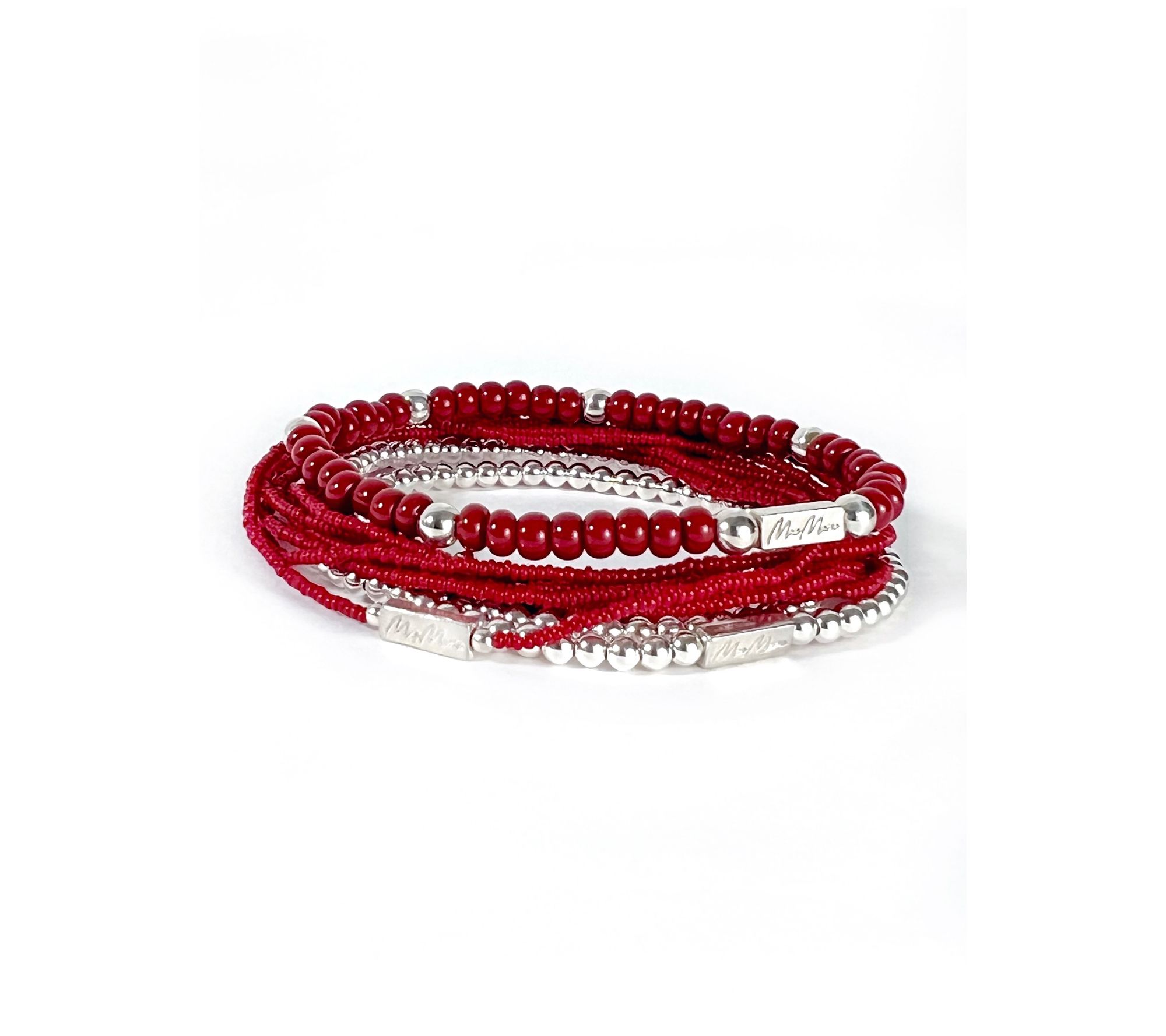 MaeMarie Wraps Passion Bracelet Bundle, Sterling Silver - QVC.com