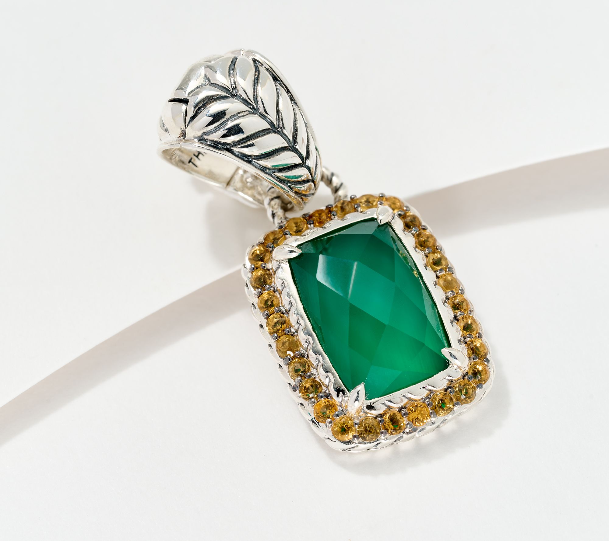 JAI Sterling Silver Gemstone Doublet Enhancer