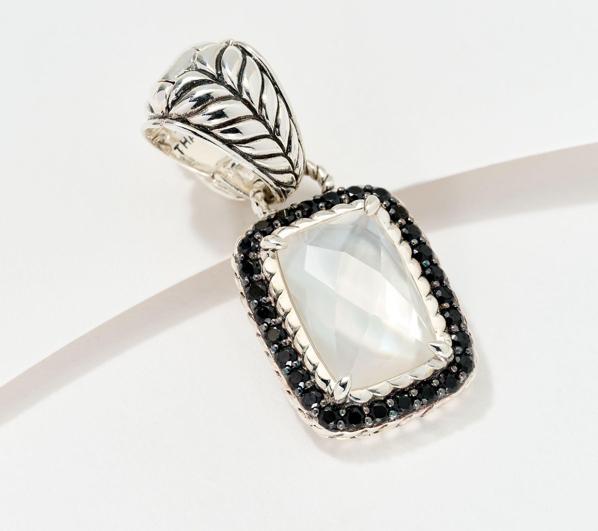JAI Sterling Silver Gemstone Doublet Enhancer