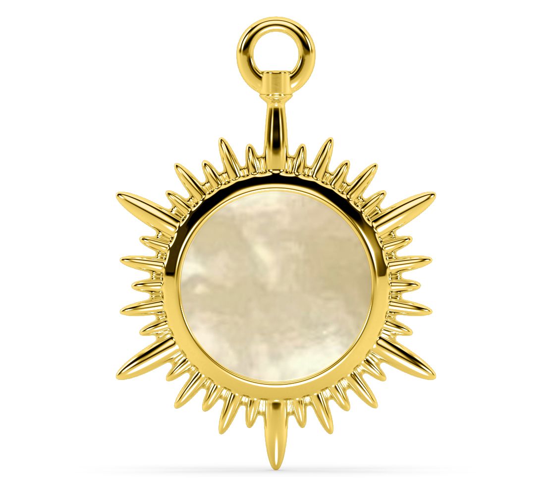 ONI Fine Jewelr y Sterling Silv er The Day Brea k Charm Charm