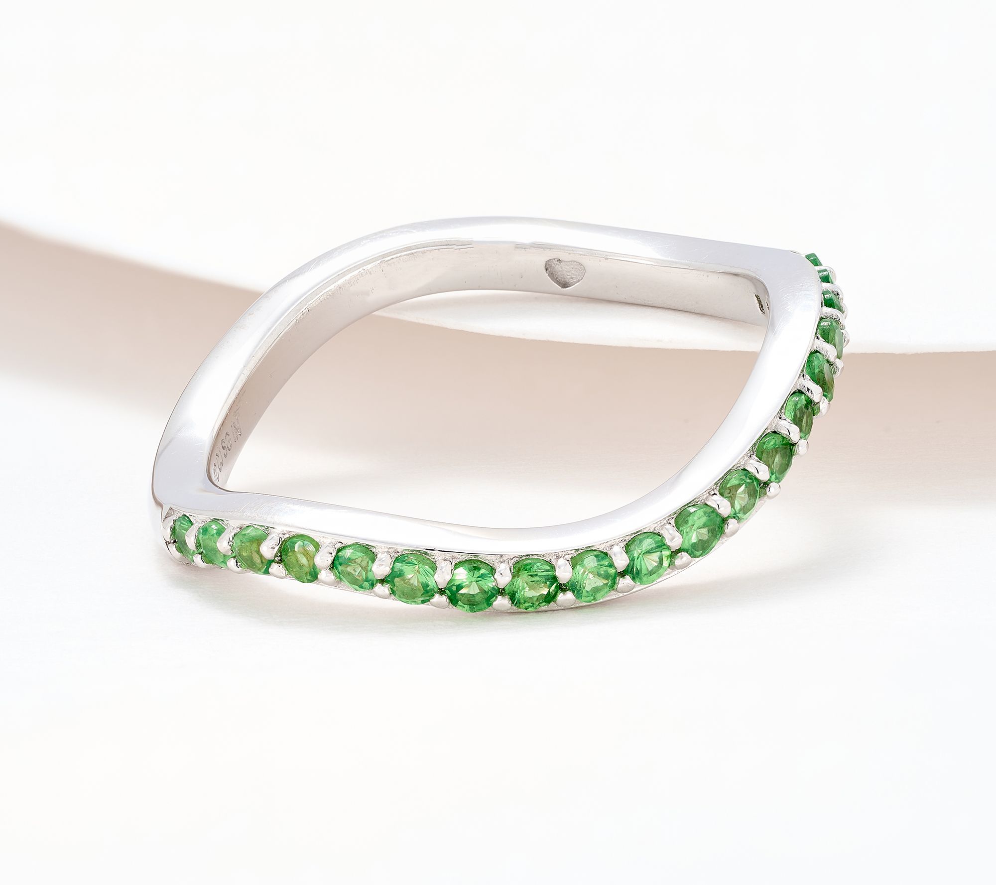 Christian James by Scott Grimes Sterling Silver Exotic Gemstone Ripple Ring