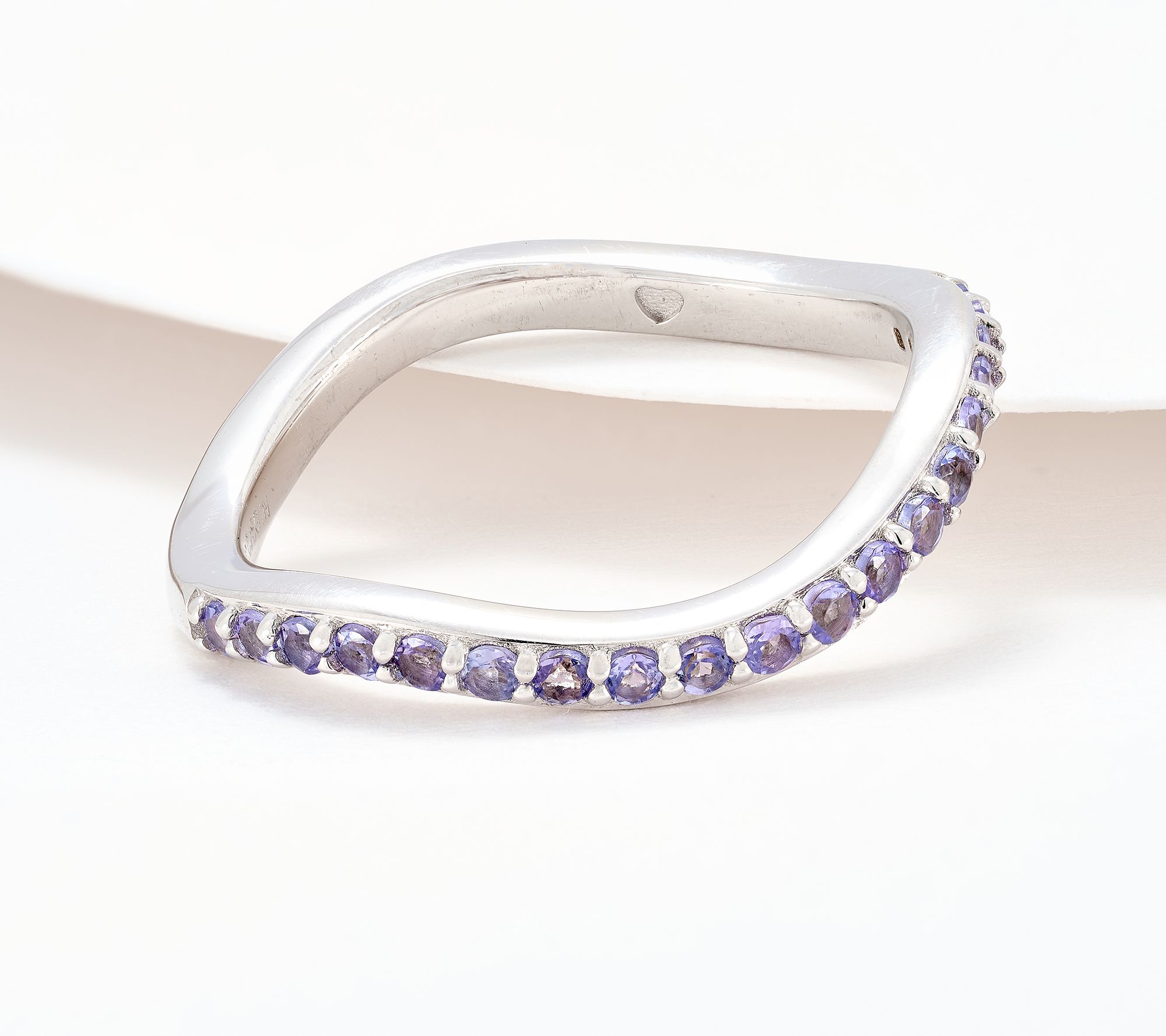 Christian James by Scott Grimes Sterling Silver Exotic Gemstone Ripple Ring