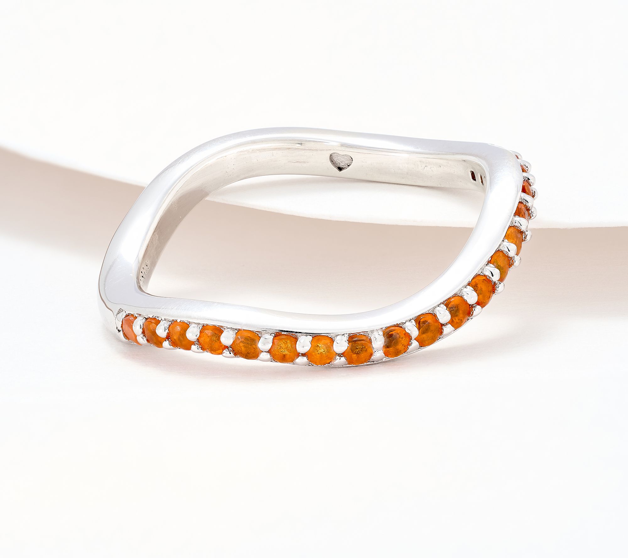 Christian James by Scott Grimes Sterling Silver Exotic Gemstone Ripple Ring