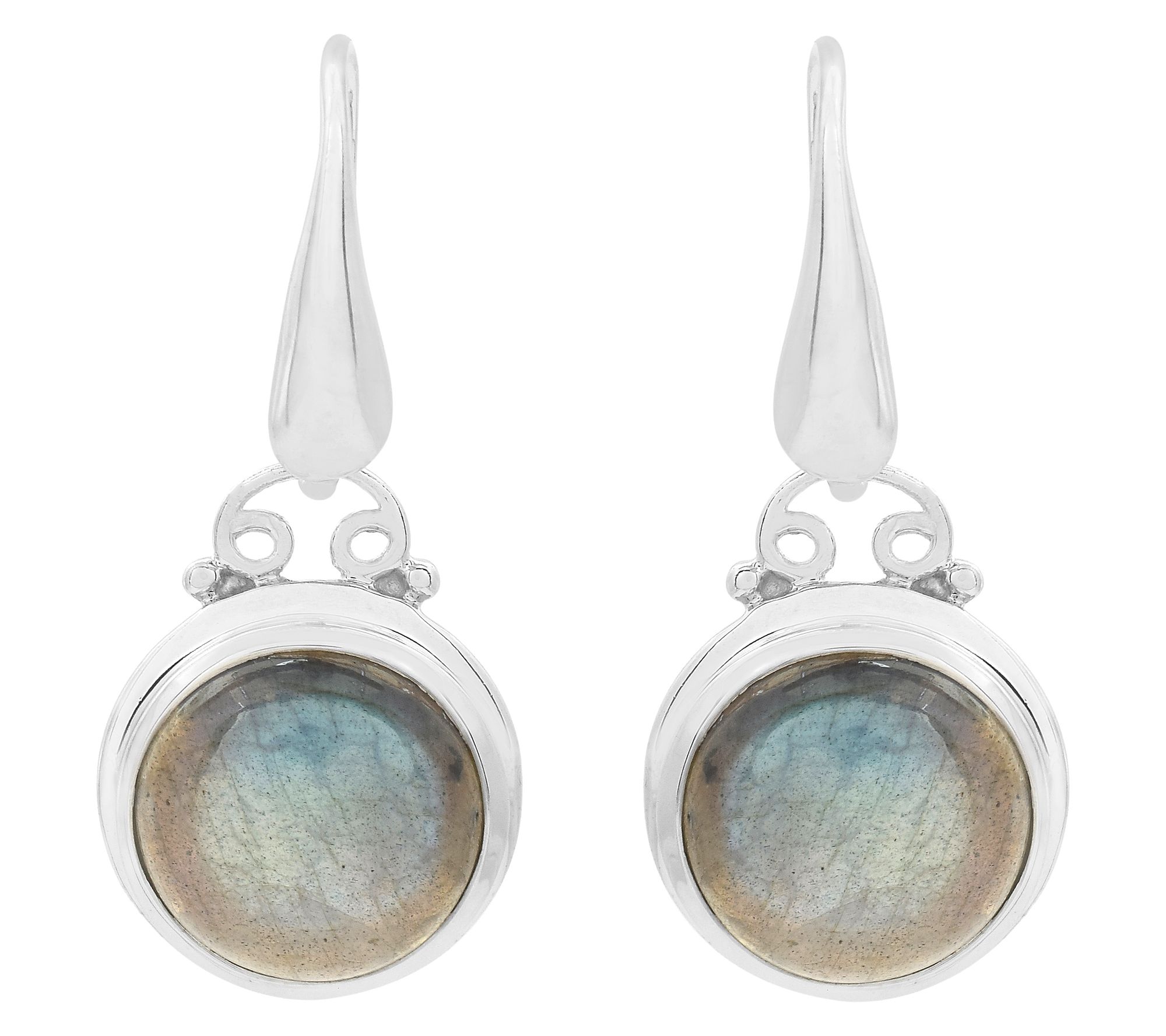 Affinity Gems Labradorite earrings, 925 Sterling