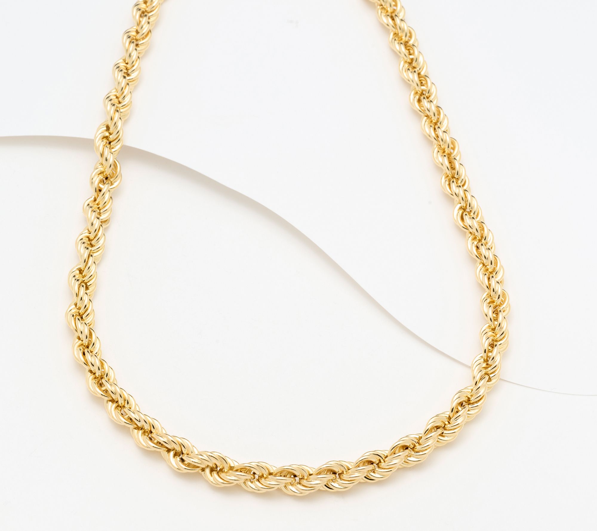 "As Is" David Markstein Bronze Premium 16" Rope Necklace
