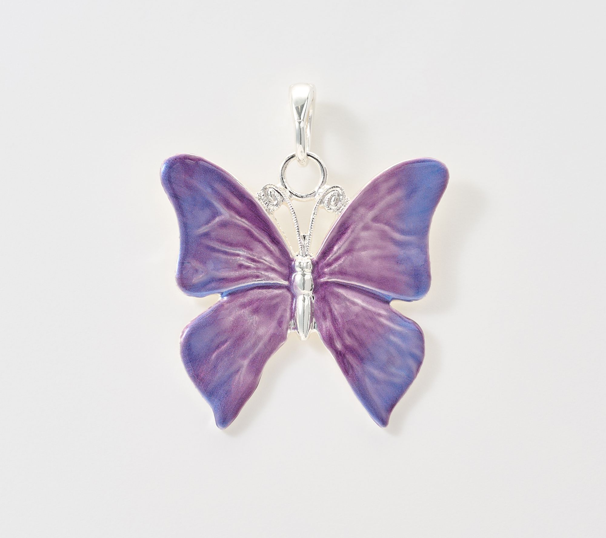 Kirks Folly Lavender Dreams Butterfly Open Ring Charm