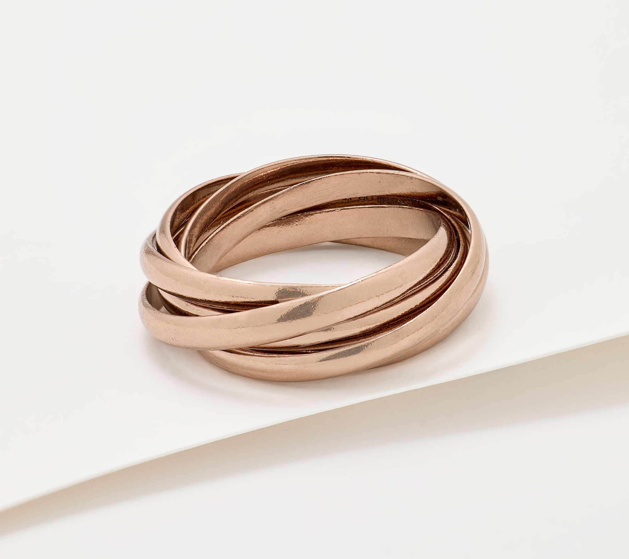 "As Is" David Markstein Sterling 6 Band Rolling Ring