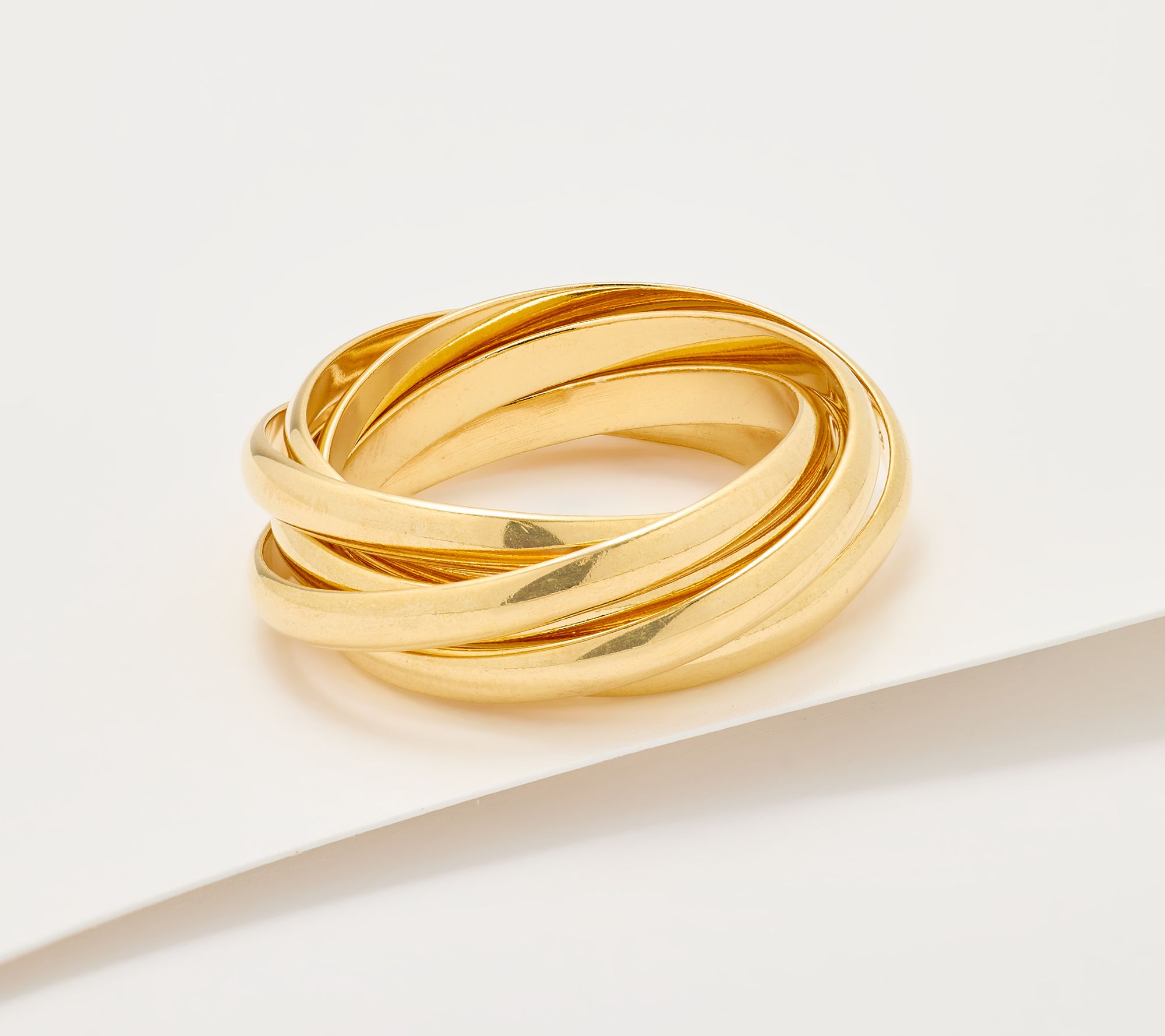 "As Is" David Markstein Sterling 6 Band Rolling Ring