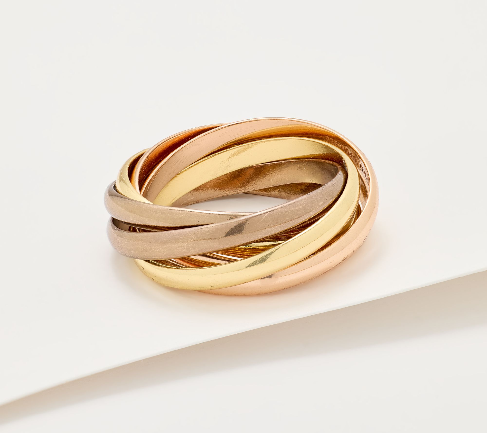 "As Is" David Markstein Sterling 6 Band Rolling Ring