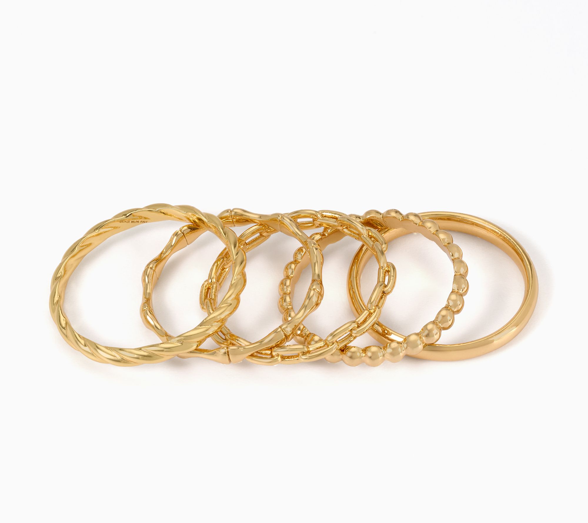 David Markstein Bronze Set of 5 Refined Stack Rings | QVC