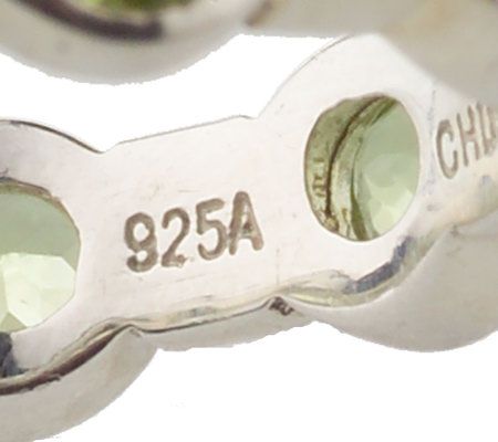 Suspicion ® Sterling Marcasite 2.05 ct tw Peridot Ring - QVC.com