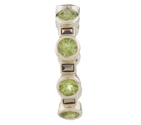 Suspicion ® Sterling Marcasite 2.05 ct tw Peridot Ring - QVC.com