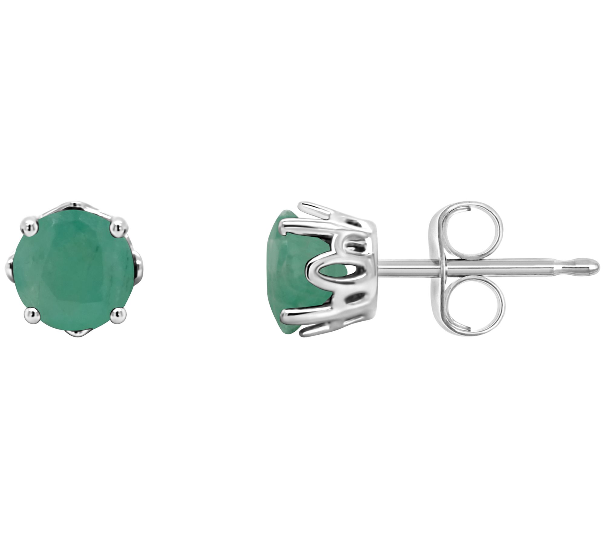 Affinity Gems Round Birthstone Stud Earrings,Sterling