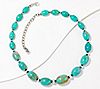 American West Sterling Silver Turquoise Graduated 17" Bead Necklace, 1 of 4