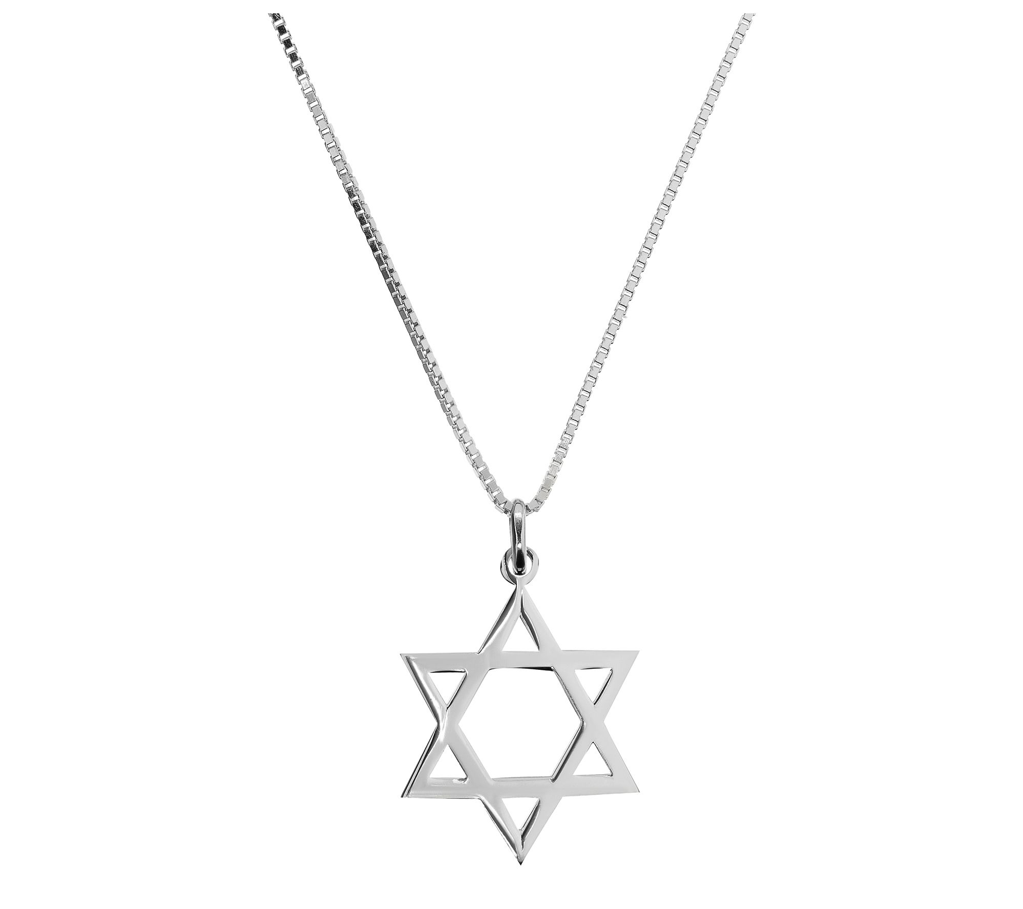 UltraFine Silver Star of David Pendant w/ Chain