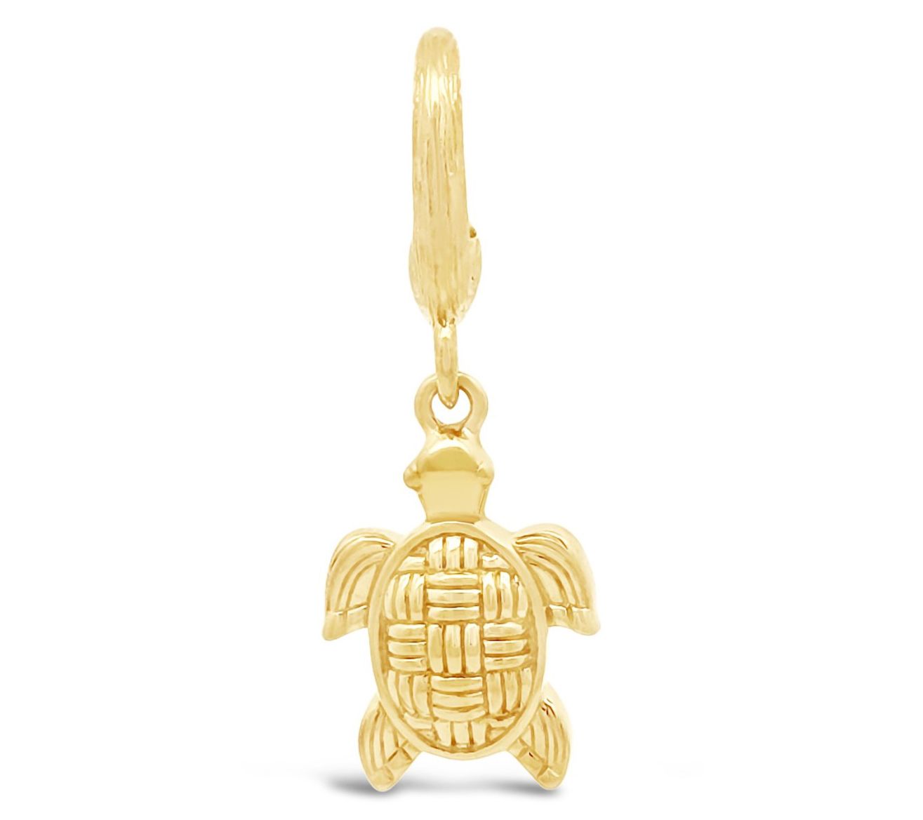 Ariva 18K Gold Clad Turtle Charm