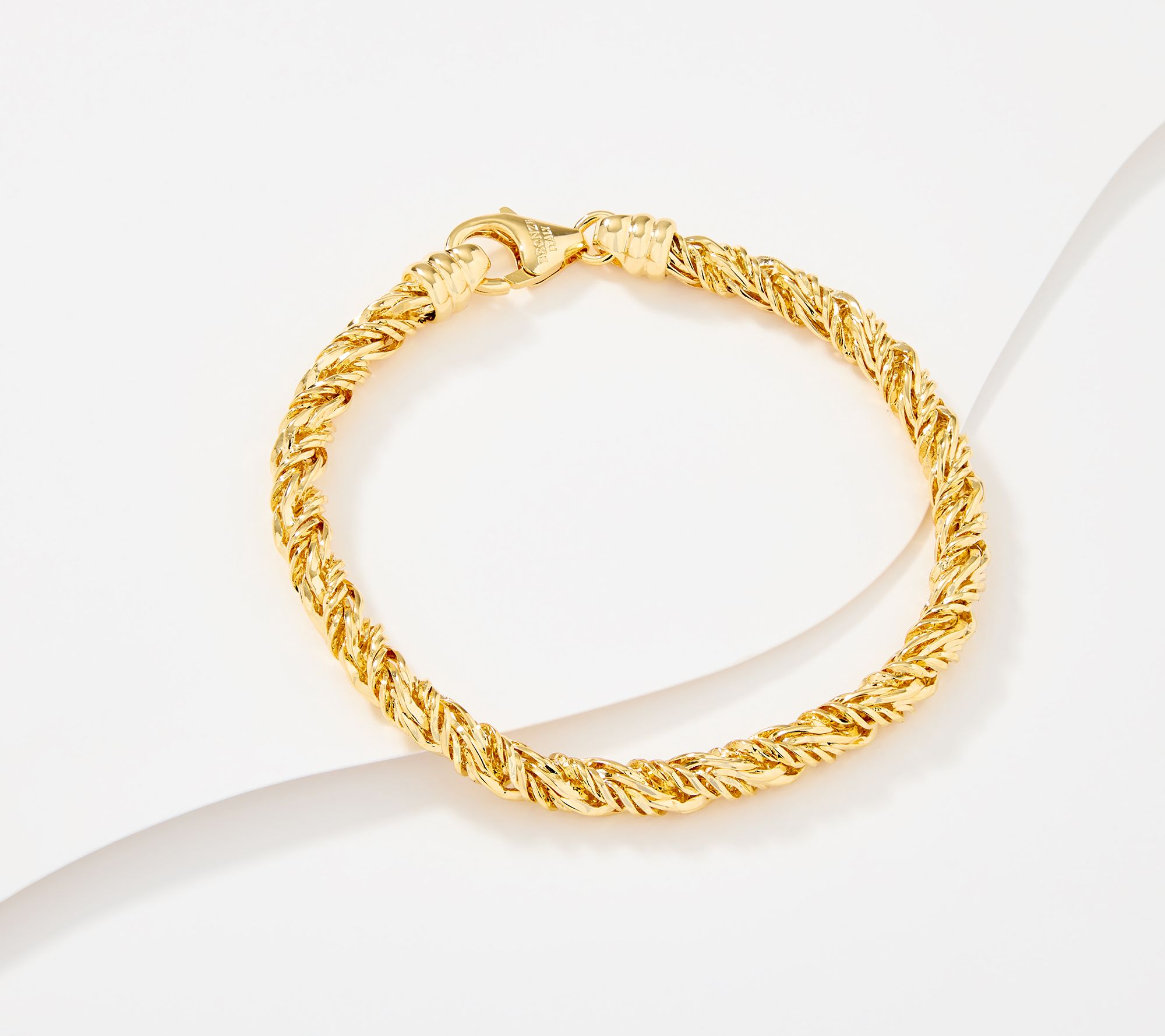 David Markstein Bronze Premier Woven Foxtail Bracelet - QVC.com