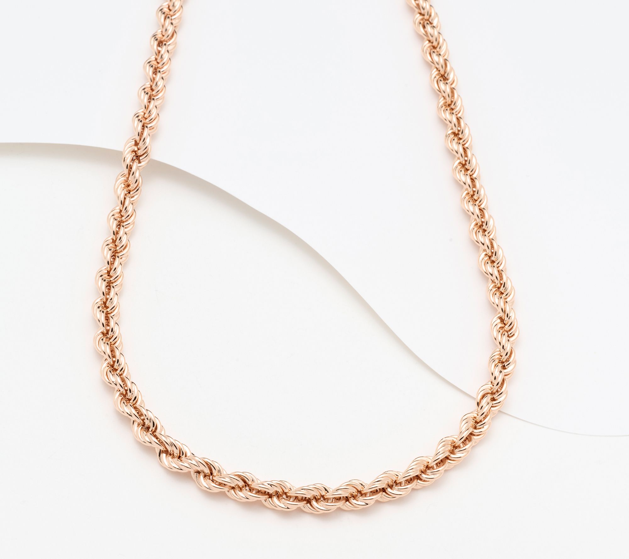 "As Is" David Markstein Bronze Premium 18" Rope Necklace