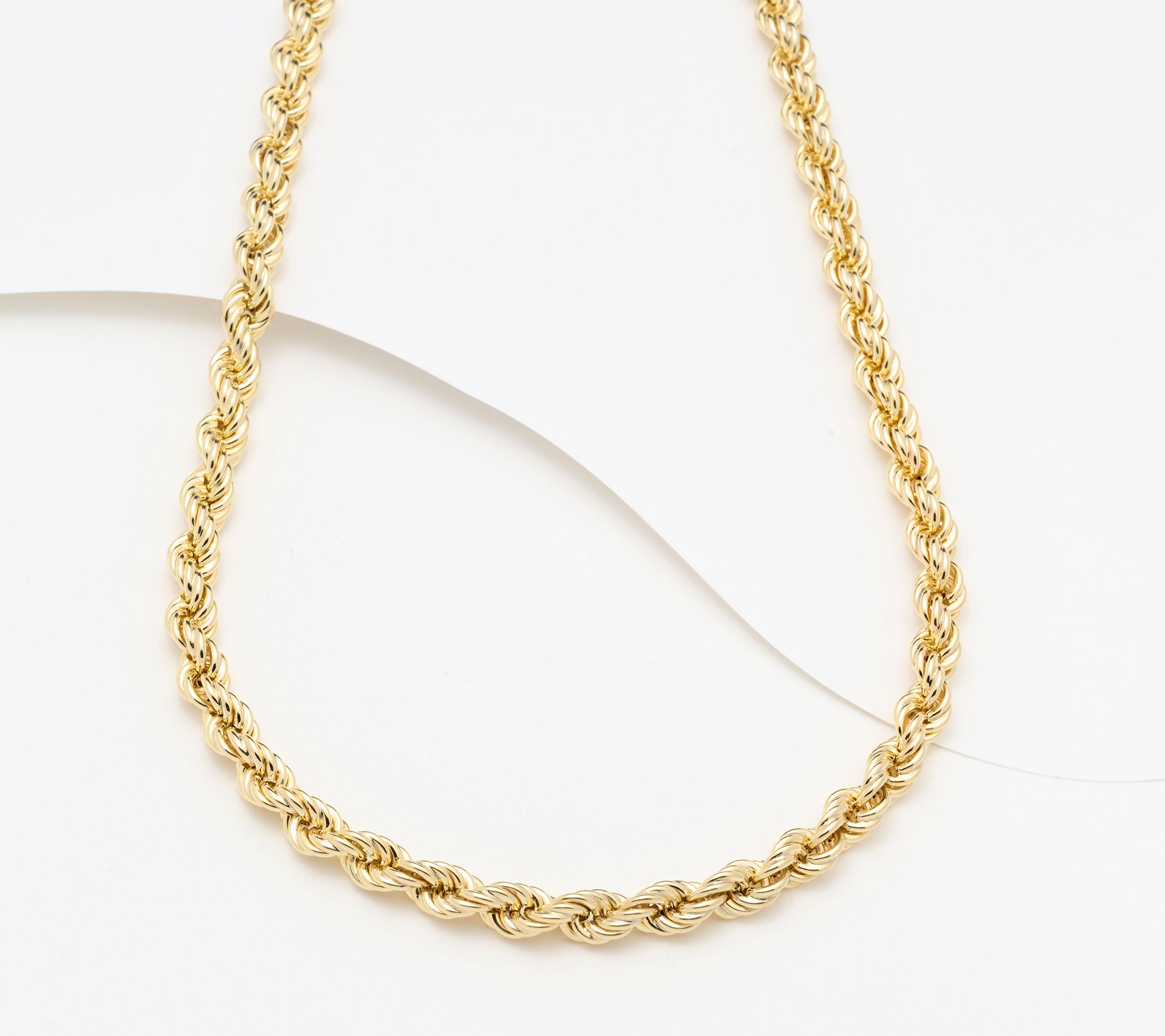 "As Is" David Markstein Bronze Premium 18" Rope Necklace