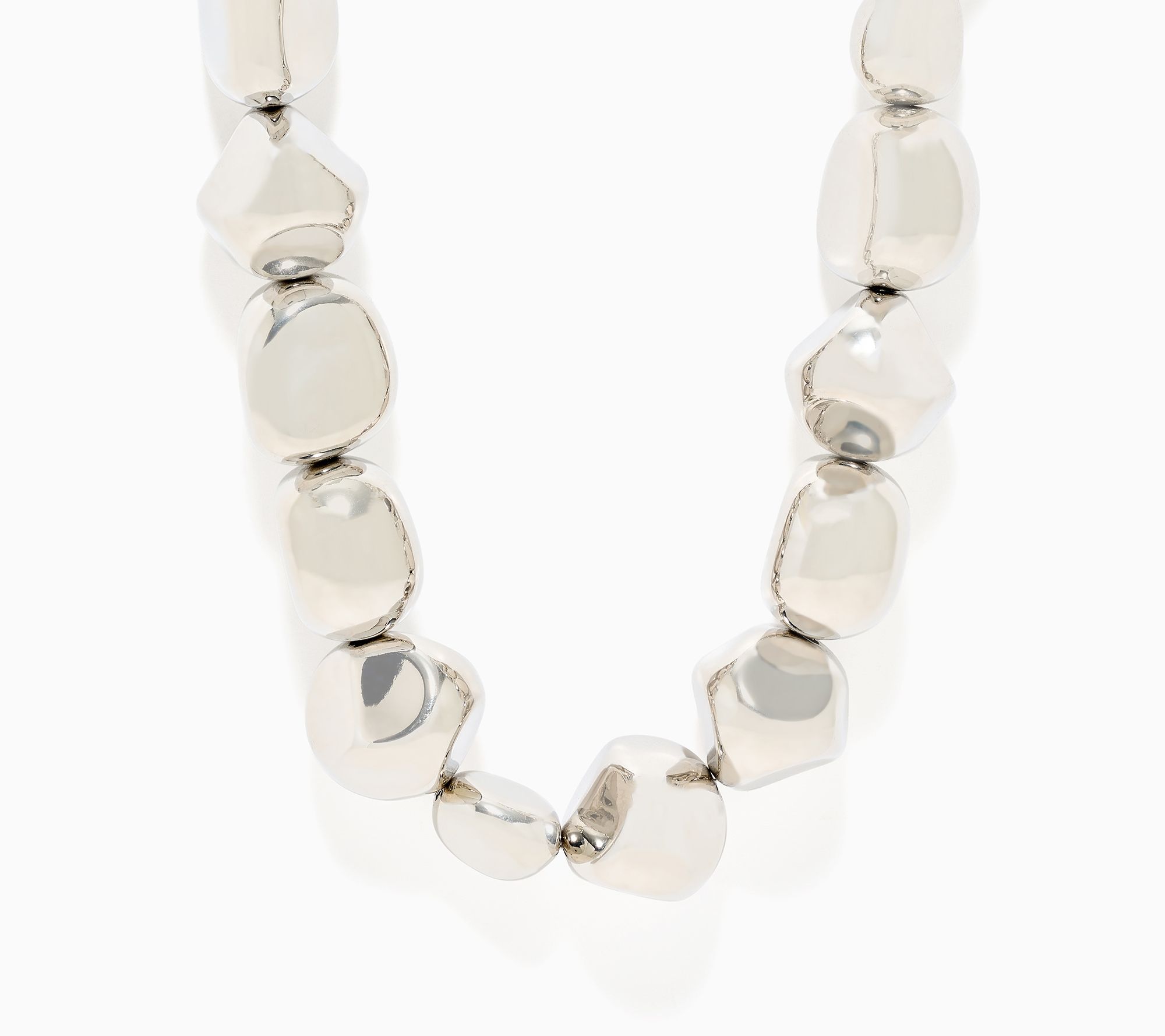  Susan Graver Nugget Statement Necklace