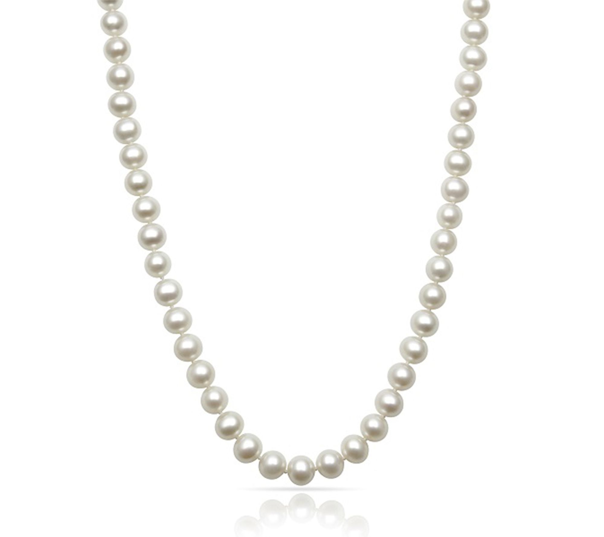 Amour De Pearl 8-9mm Round Cultured Pearl Neckl ce, 14K Gold