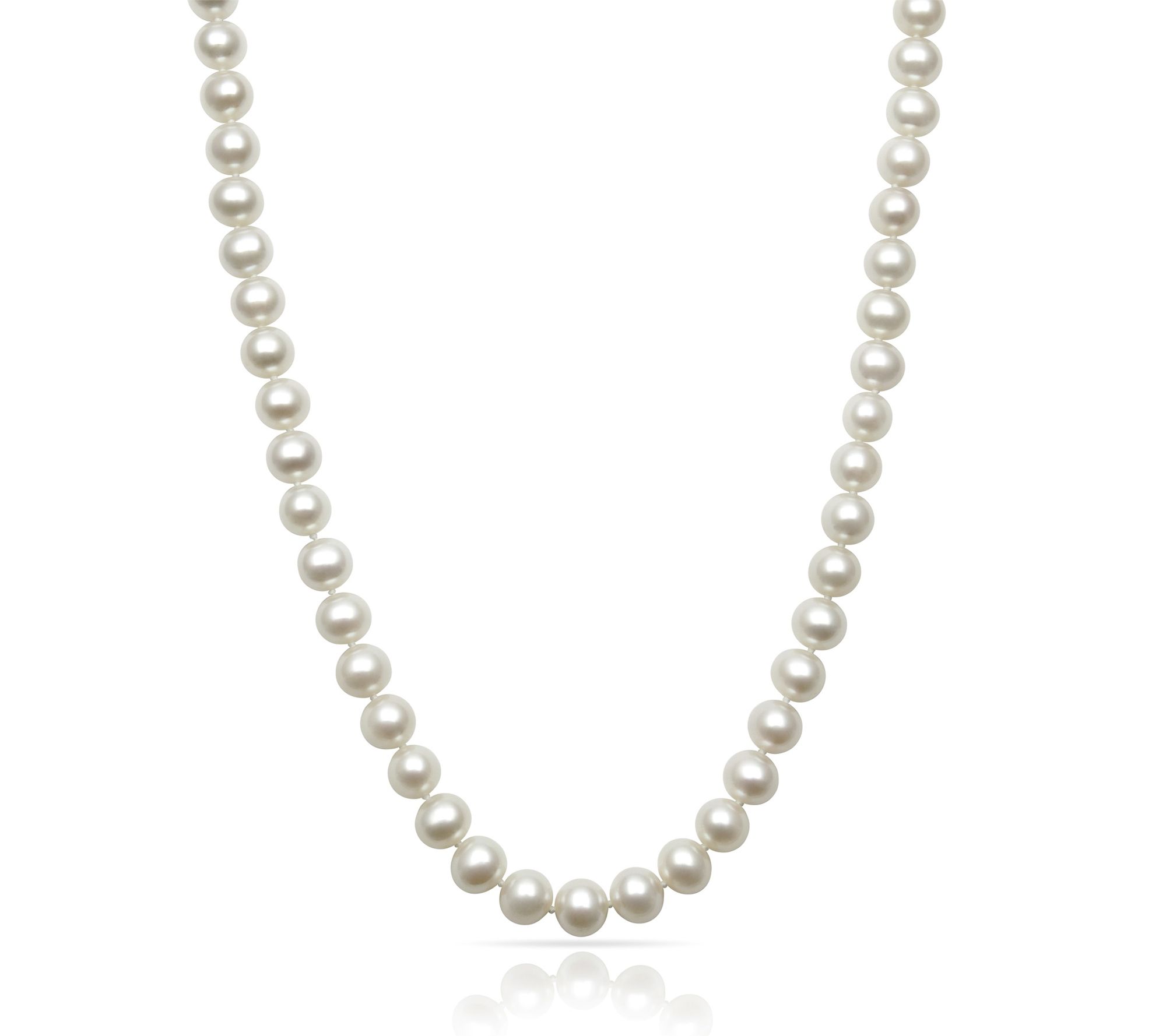 Amour De Pearl 8-9mm Round Cultured Pearl Necklace, 14K Gold