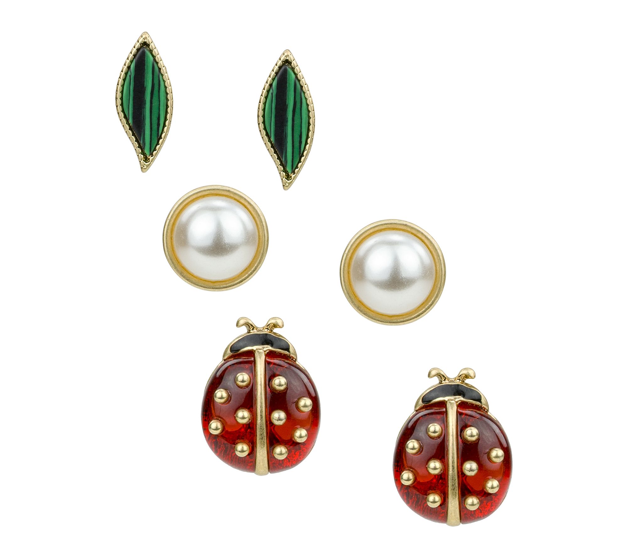  Patricia Nash Ladybug Earring Set - Ladybug Collection