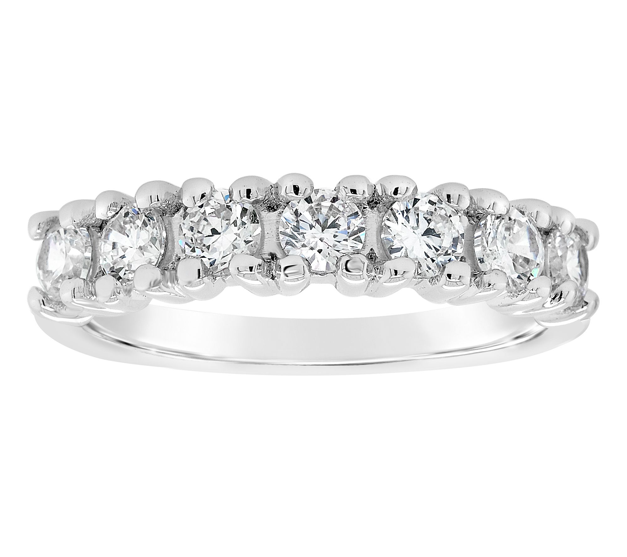 Affinity 14K Gold 7/10 cttw Prong-Set Diamond Band Ring