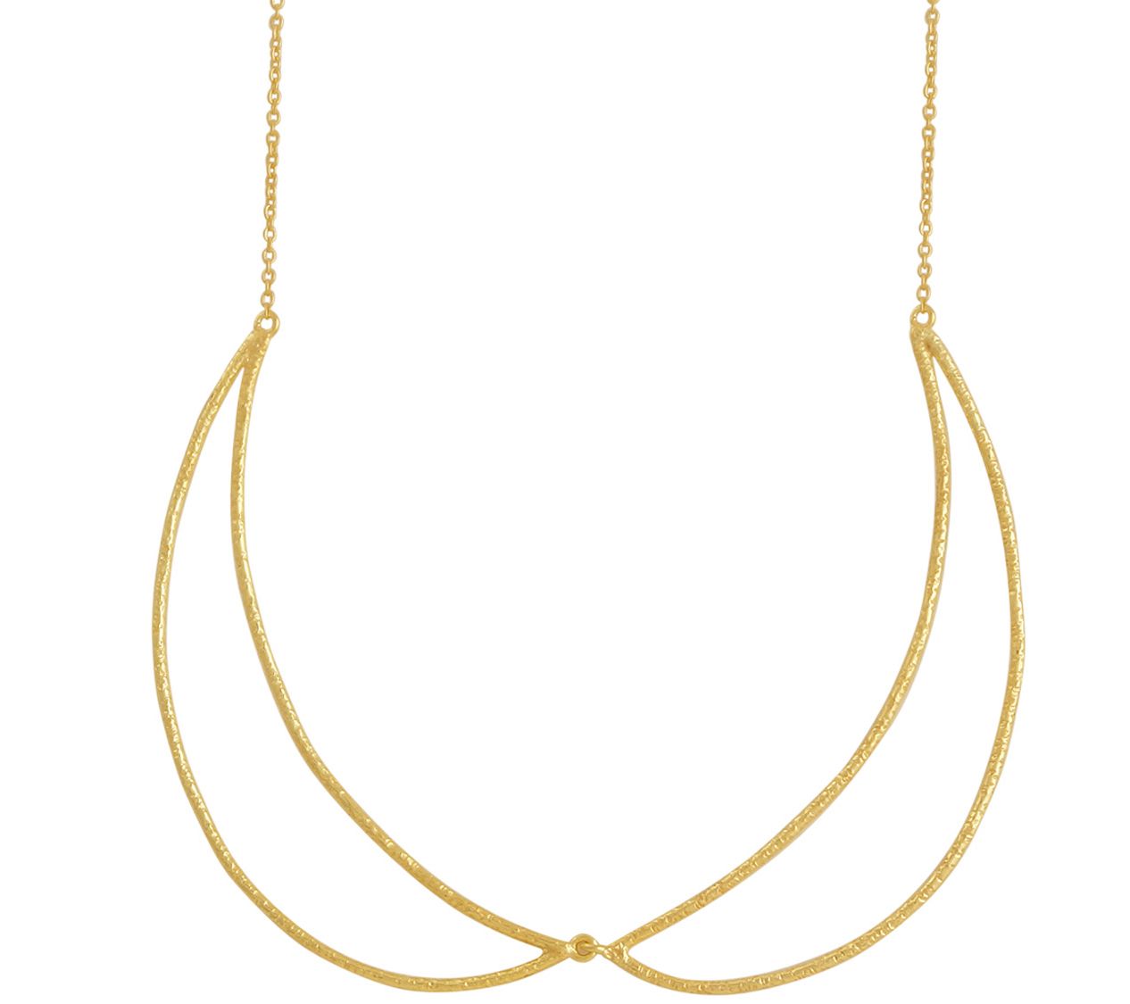 Sterling Crescent 18" Necklace by Silver Style