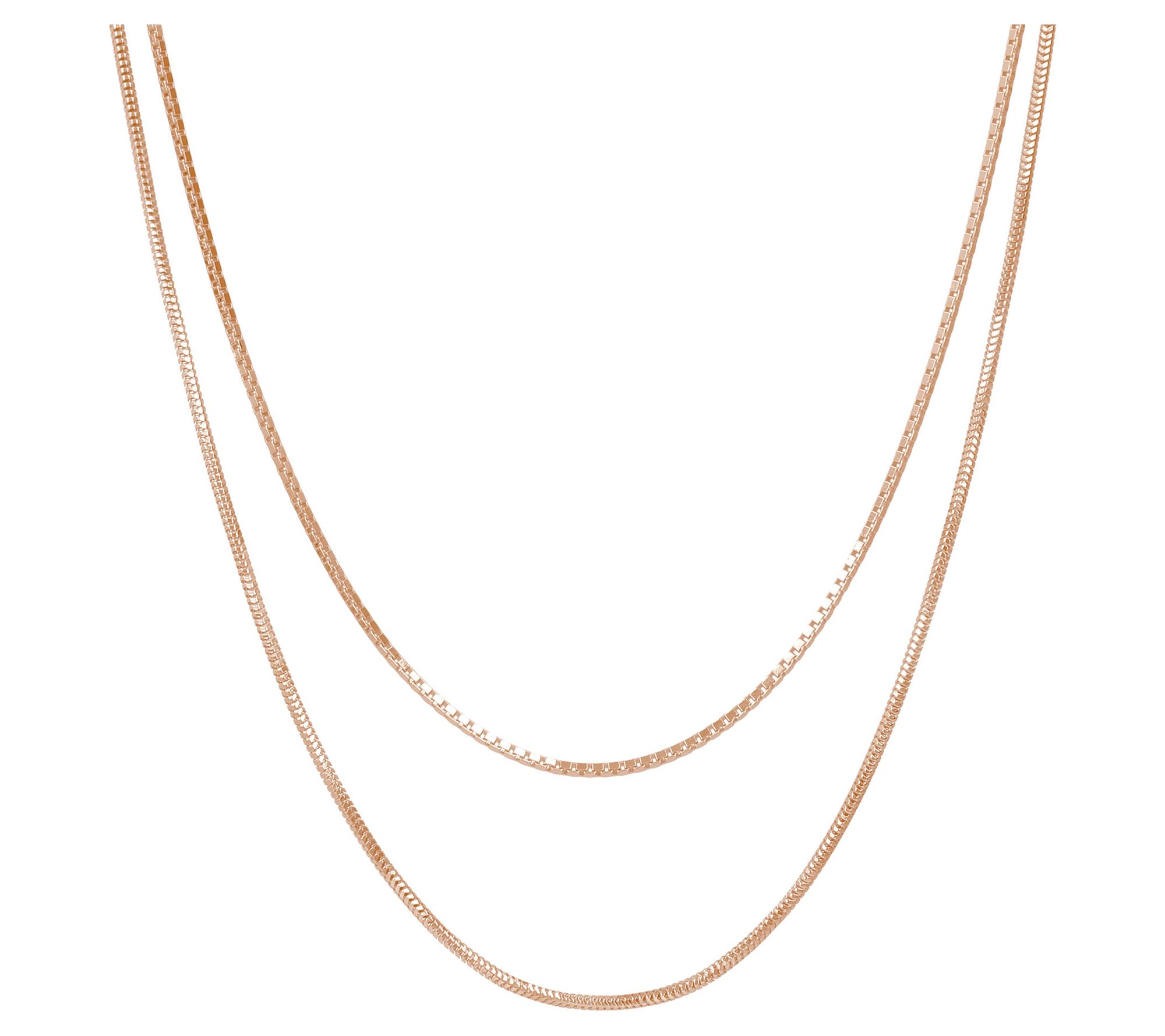 Louis Dell'Olio Sterling Silver Bikini Multi-Srand Necklace